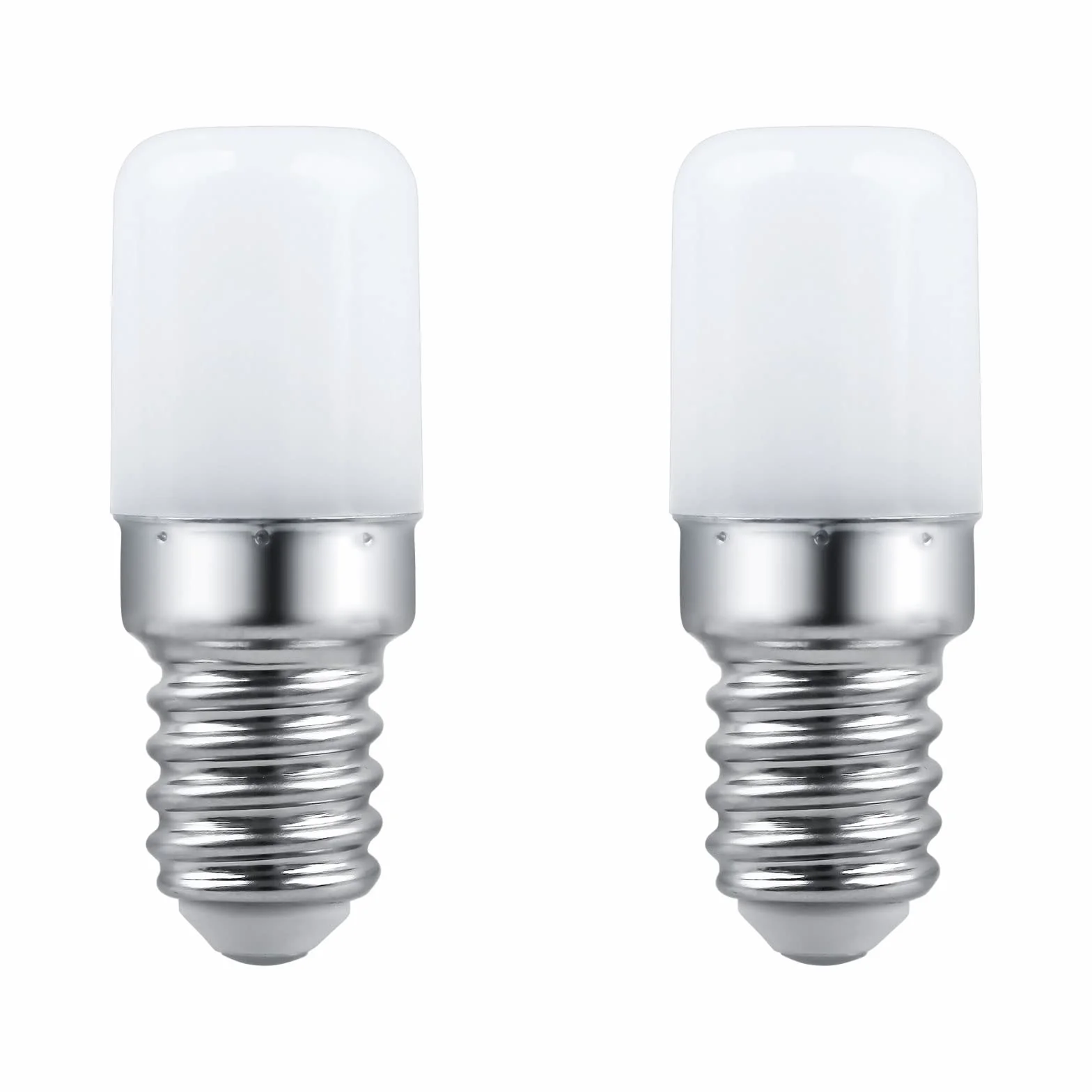SCNNC Lampy LED T18 E14 do lodówki, 3 W, AC 230 V, 300 lm, zimna biel 6000 K, bez możliwości ściemniania, odpowiada żarówce 30 W, E14 LED do lodówki, lampy solnej, maszyny do szycia, światło nocne, 2