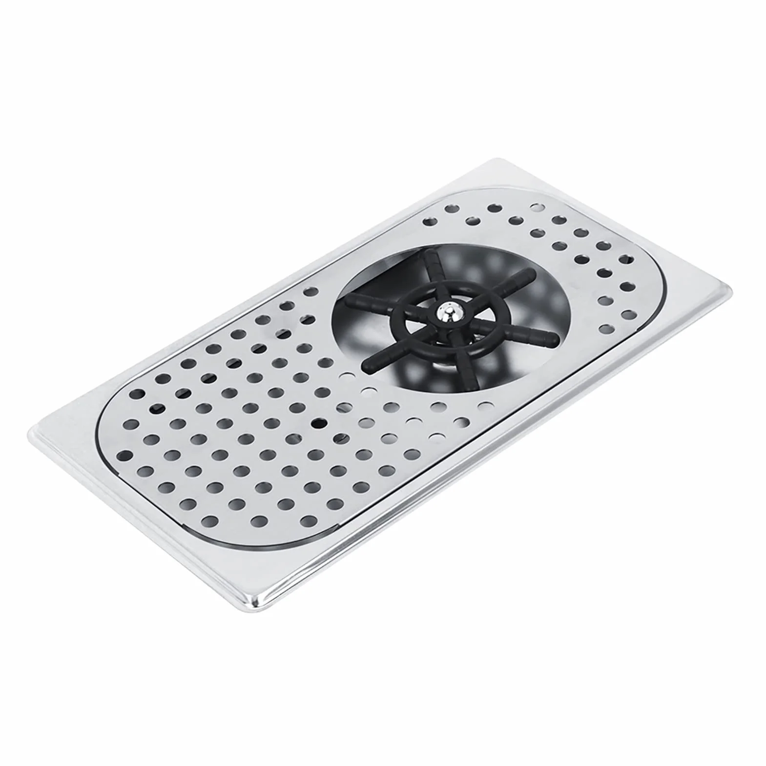 Cup Washer, 114mm średnica 201, dzbanek ze stali nierdzewnej, praktyczny płukacz do filiżanek z herbatą mleczną Cup Washer Glass Rinser G1/2 in przyłącze gwintowane, do hotelu/kawiarni/domu