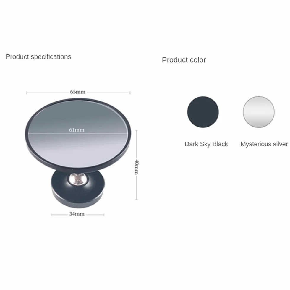 360° Espresso Shot Mirror Ekstrakcja kawy Odblaskowe lustro do bezdennego Portafilter Magnetyczne regulowane narzędzia B, trwałe, łatwe w instalacji