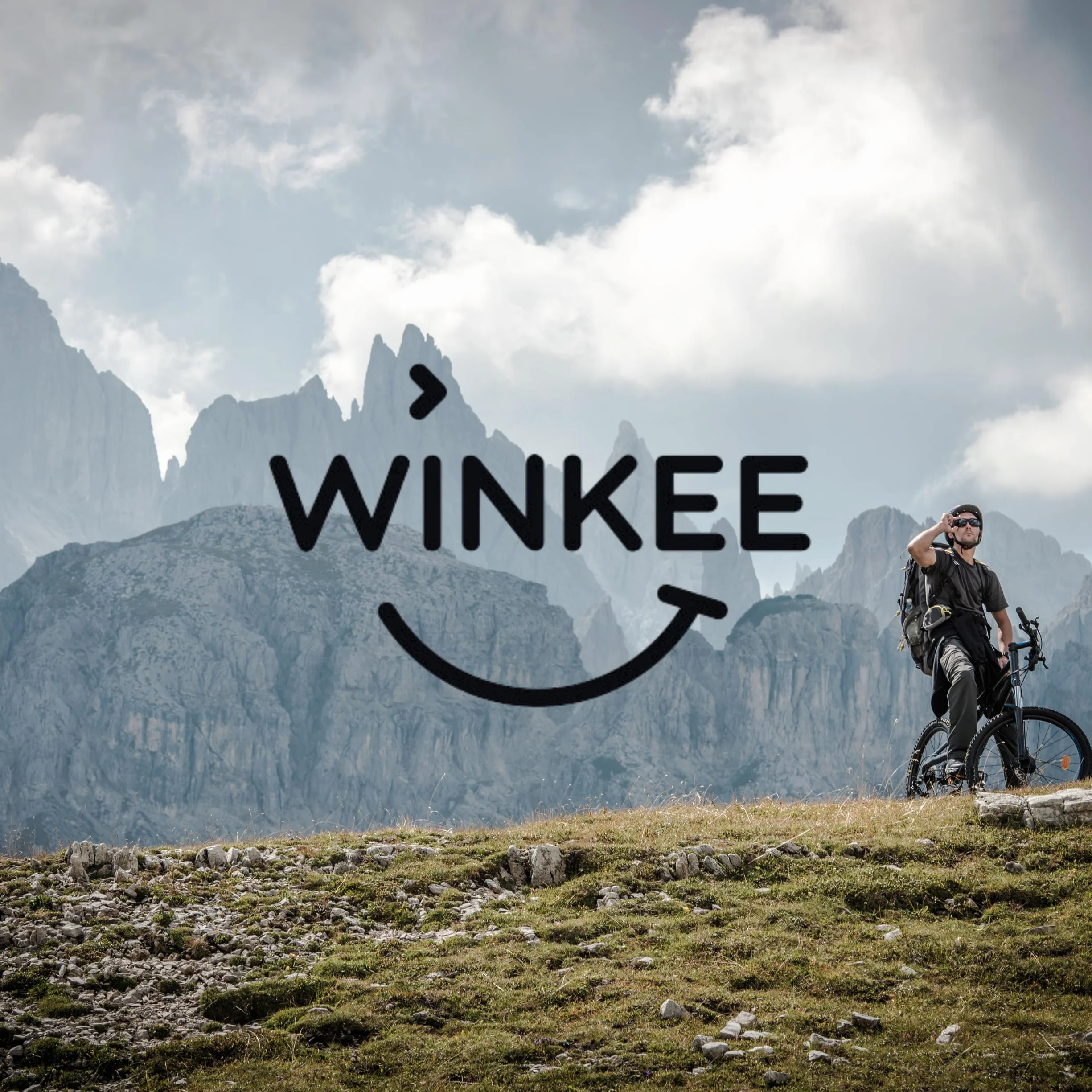 Winkee - Rowerowa filiżanka do kawy - stylowa filiżanka do kawy z uchwytem rowerowym I Rowerowa filiżanka do herbaty I Doskonałe akcesoria rowerowe