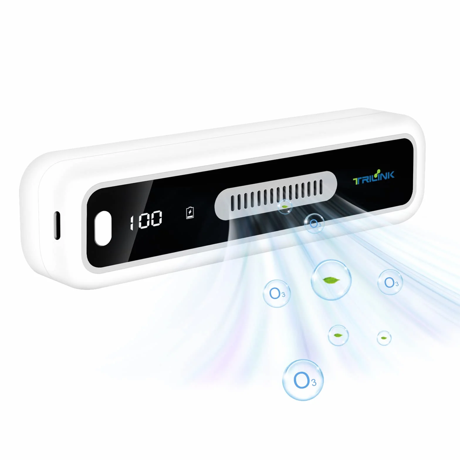 Mini USB dezodorant lodówka z Led Display, Rechargeable dezodorant lodówka, Eliminator zapachu lodówka, samochód, szafa, bardziej skuteczne niż soda oczyszczona i worki węgla drzewnego