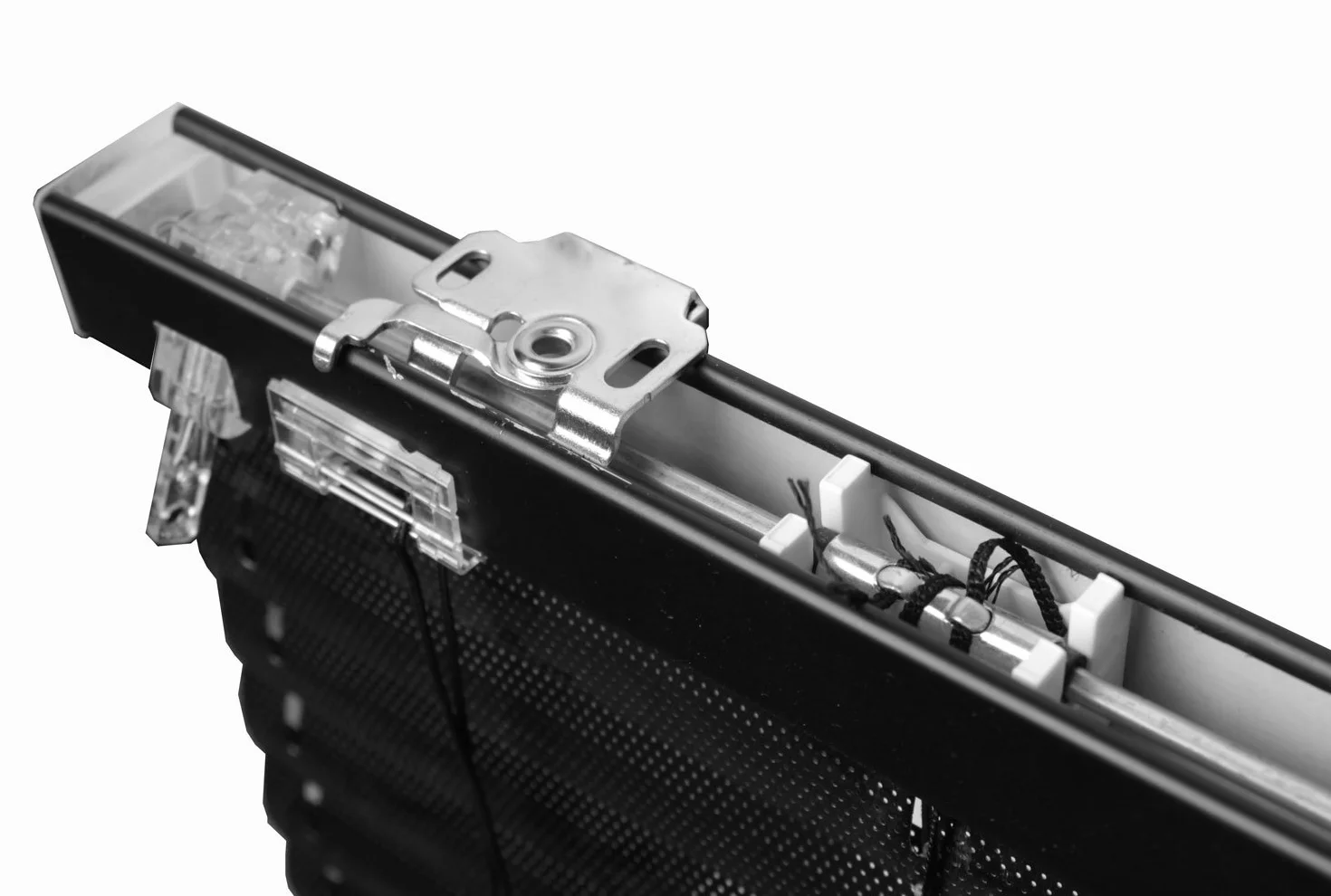 Uniwersalny wspornik żaluzji (10 sztuk) do montażu na ścianie lub suficie do żaluzji aluminiowych z szyną górną 25 mm