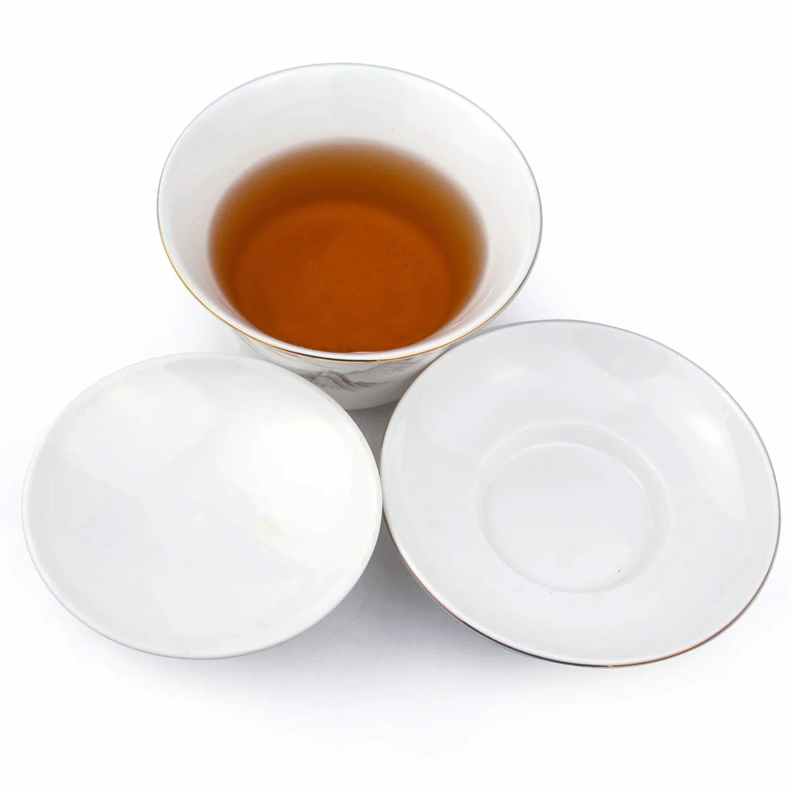 Gaiwan biała porcelana duża filiżanka 500 ml filiżanka do herbaty Sancai zestaw pokrywka słońce piękna góra (470 ml duży)