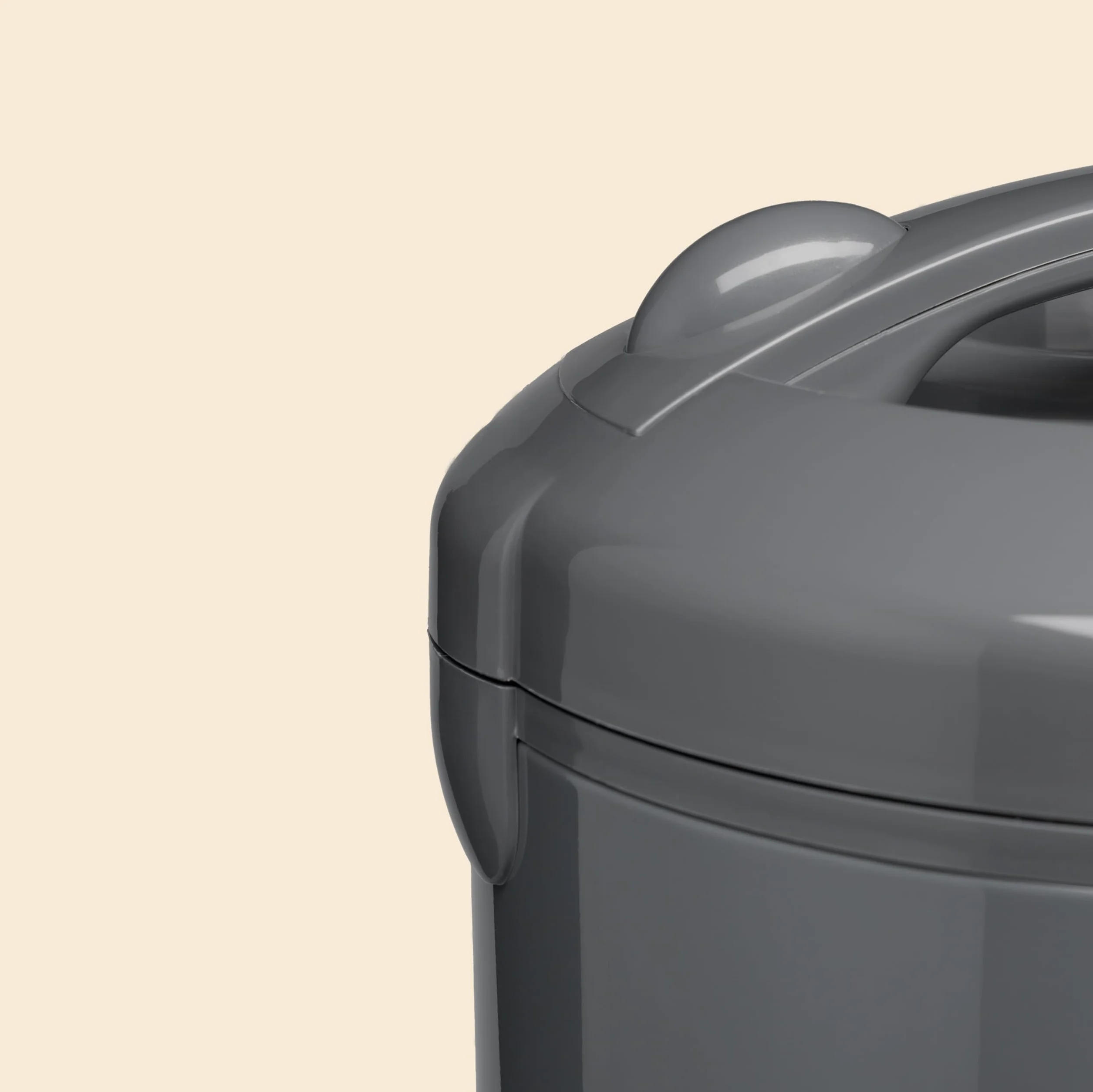 REISHUNGER Szybkowar do ryżu i parowar z powłoką ceramiczną – 1,2 l, kolor szary – dla 1-6 osób – szybkie przygotowanie bez przypalania – z funkcją utrzymania ciepła w zestawie wkładka do parowania