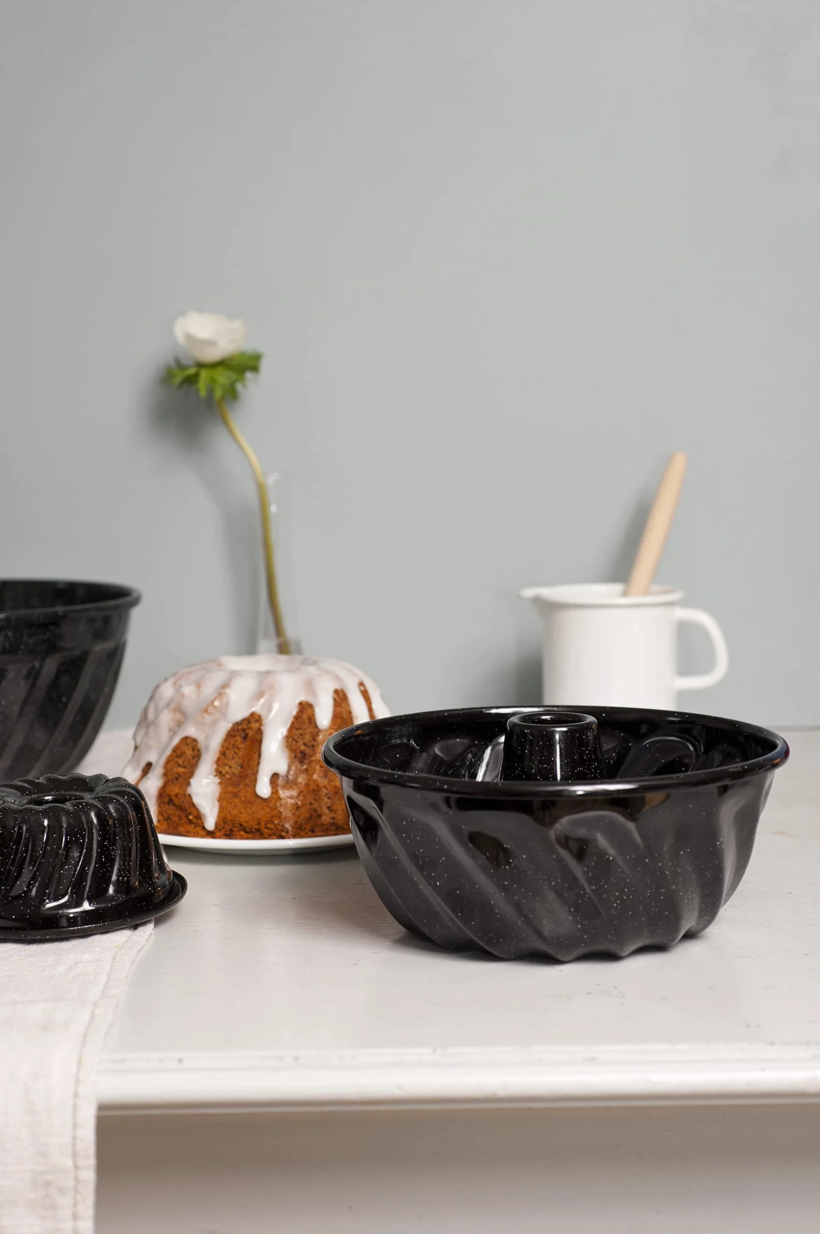 Riess 0631-022 Classic - forma do pieczenia austriacka forma do tortów, Ø 18 cm, czarna