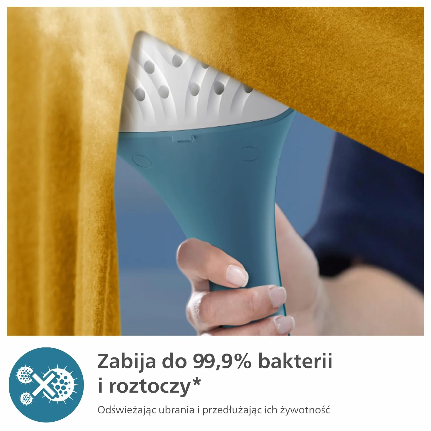 Philips Parownica stojąca do ubrań z serii 1000, 1800 W, duży zbiornik na wodę 1,8 l, zintegrowana deska StyleBoard, 3 ustawienia pary, łatwe usuwanie zmechaceń (STE1040/20)