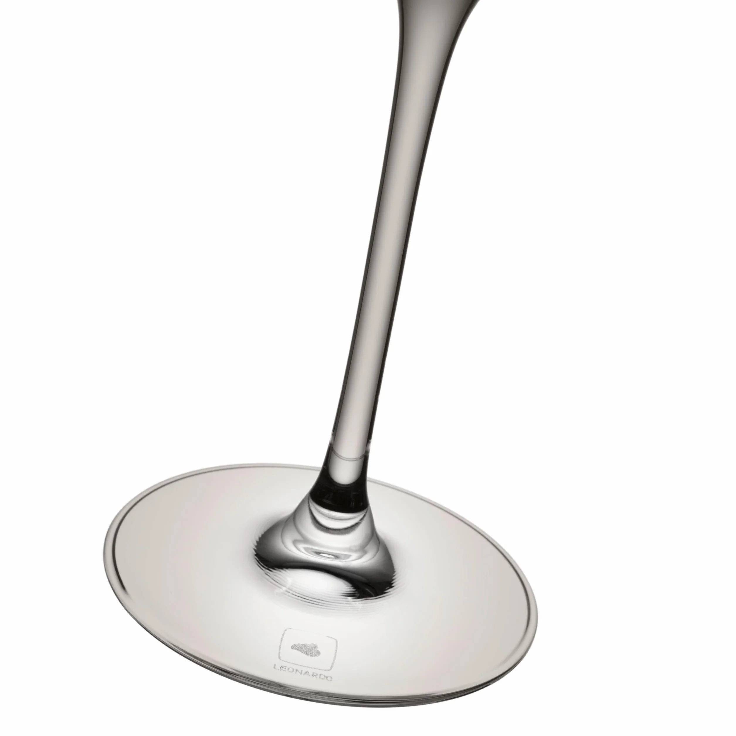 LEONARDO HOME Poesia 022381 kieliszki do szampana zestaw 6 kieliszków do szampana nadają się do mycia w zmywarce, wysokość 25 cm, 250 ml szary