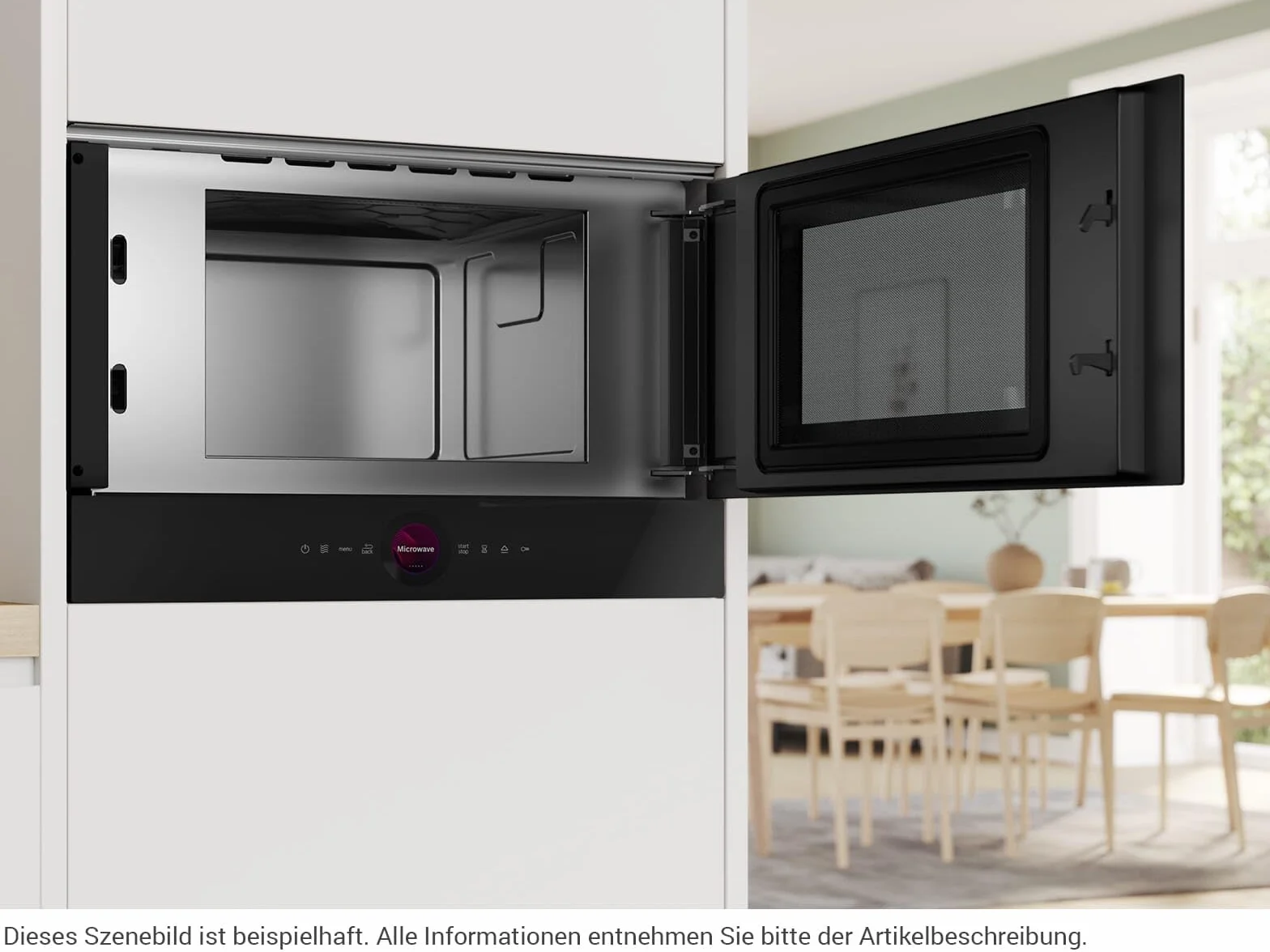 Bosch BFR7221B1 kuchenka mikrofalowa do zabudowy czarna