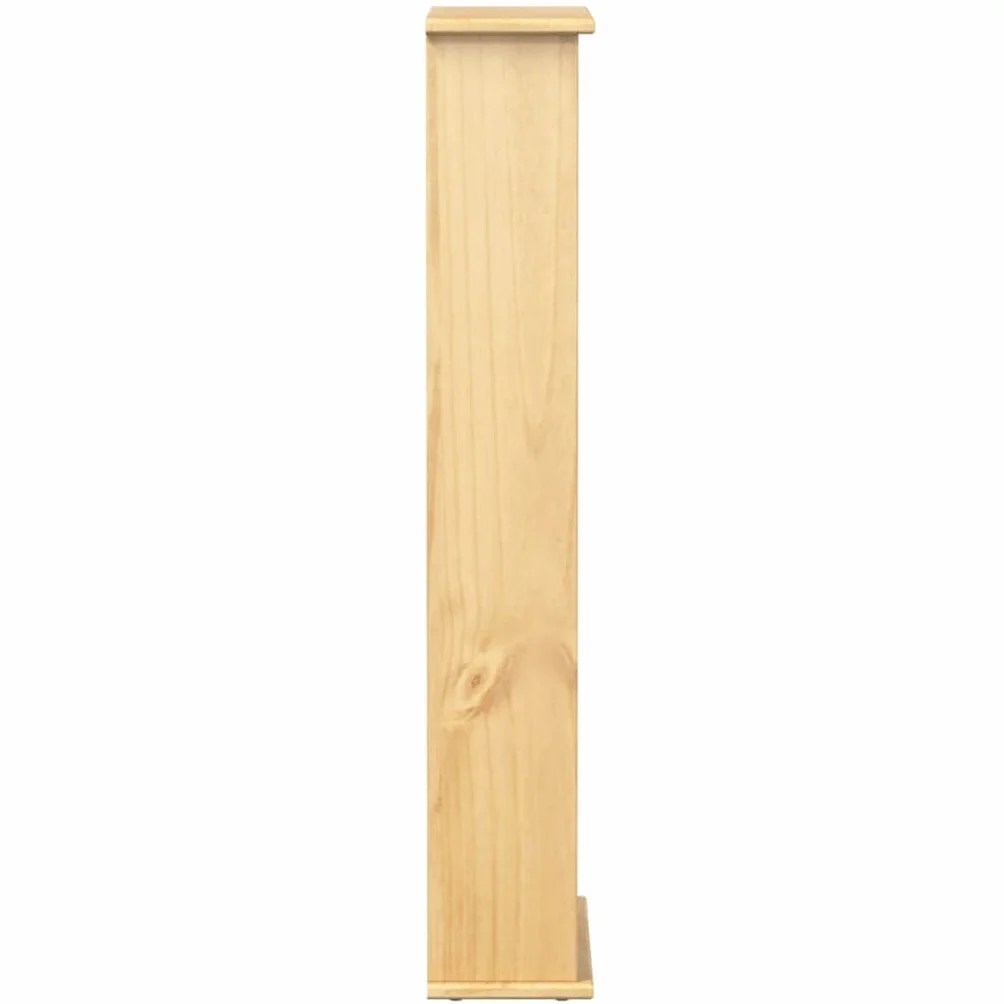 Szafka na płyty CD Corona regał do salonu, uniwersalny regał na książki do sypialni, 52 x 17,5 x 103 cm, lite drewno sosnowe