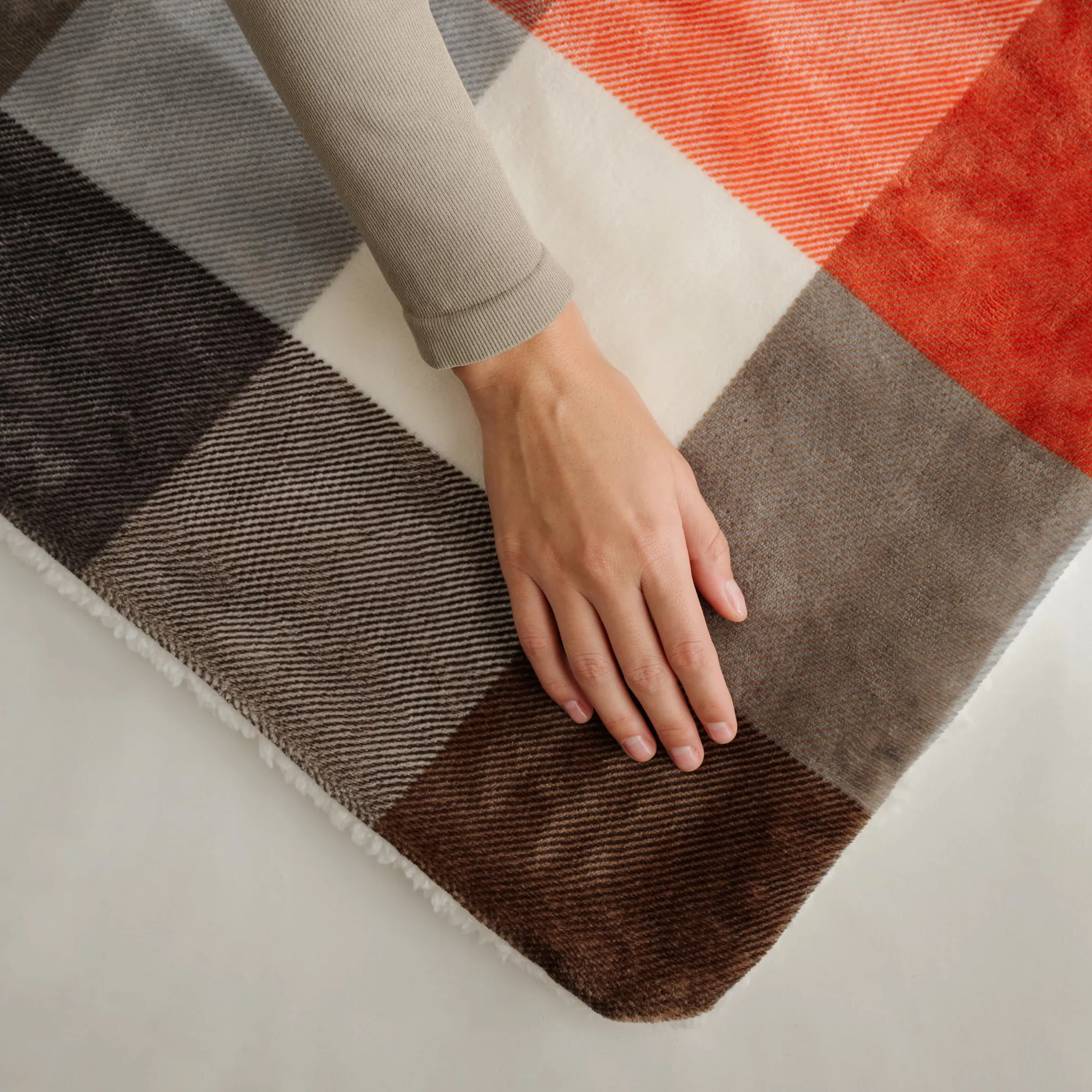 Imetec Adapto Tartan Festival koc elektryczny 160x120 cm 6 temperatur