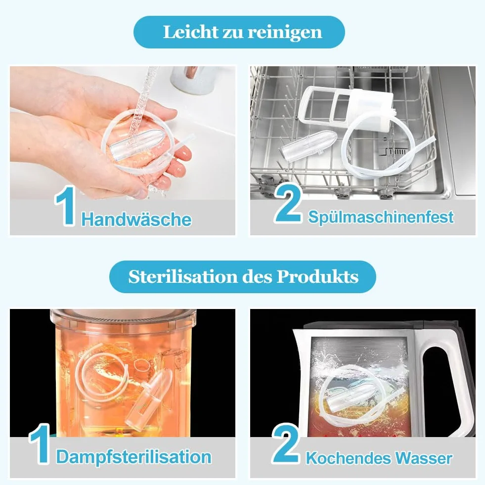 Odkurzacz do nosa dla niemowląt, przenośny odkurzacz ręczny z pompką ręczną, łatwy w obsłudze, aspirator do nosa, bezpieczny dla niemowląt, dzieci i dorosłych