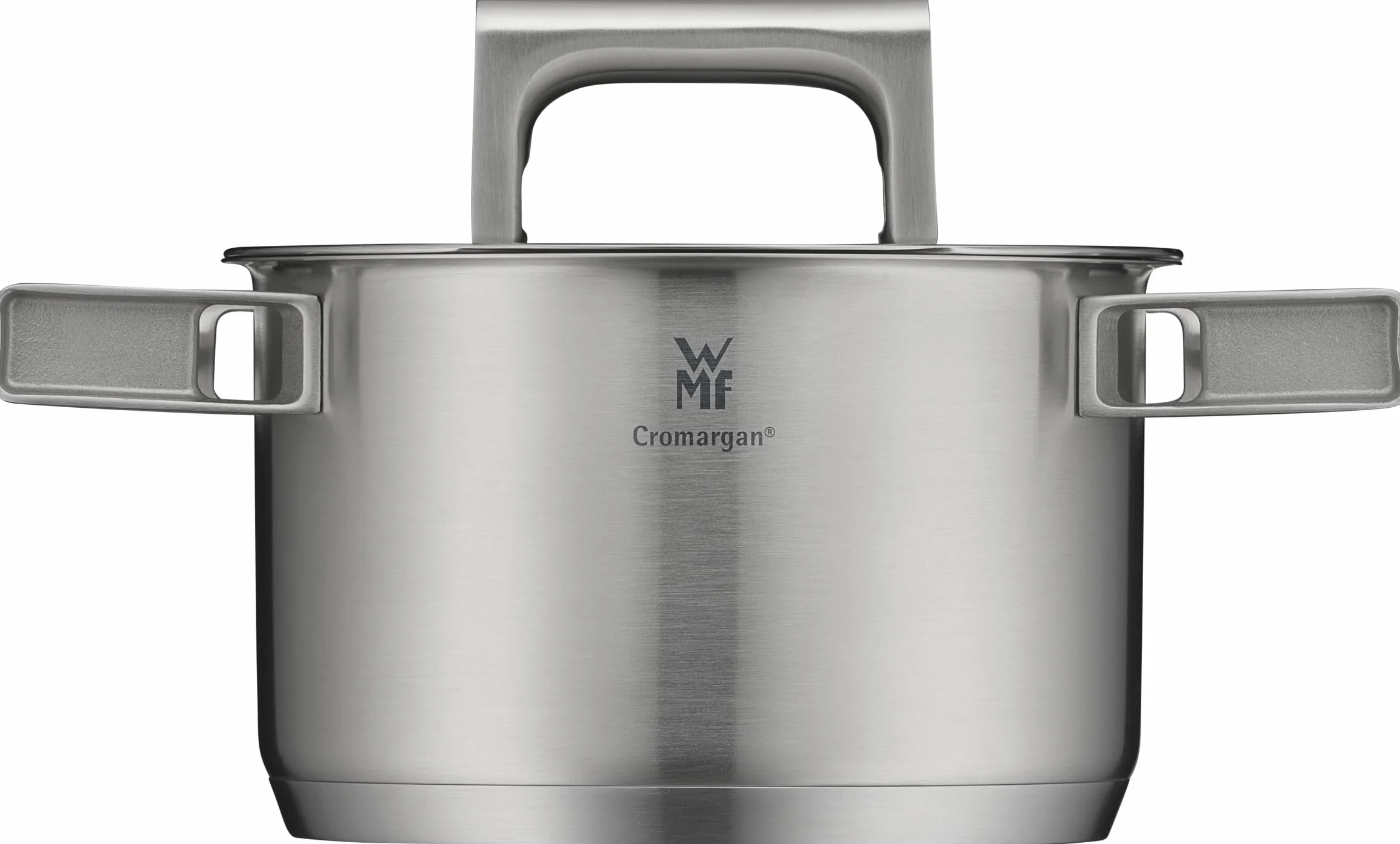 WMF Ultimate Cool 5-częściowy zestaw garnków indukcyjnych z pokrywką ze stali nierdzewnej, matowa stal nierdzewna Cromargan, zestaw garnków indukcyjnych niepowlekanych, skala wewnętrzna, nadaje się do