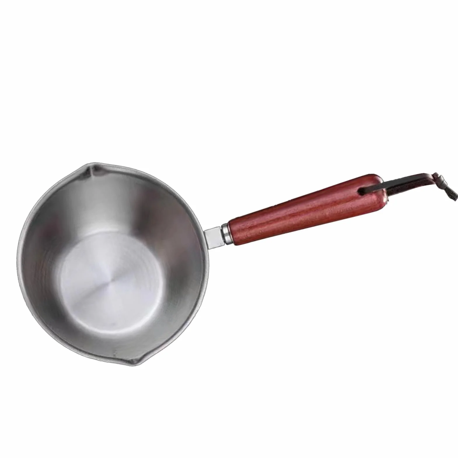 Garnek na Mleko, Mini Garnek Mini Garnek do Zupy ze Stali Nierdzewnej 304 Mała Patelnia na Sos 200 Ml Mini Garnek na Olej Mały Rondel z Podwójnymi Wylewkami do Sosu Mlecznego