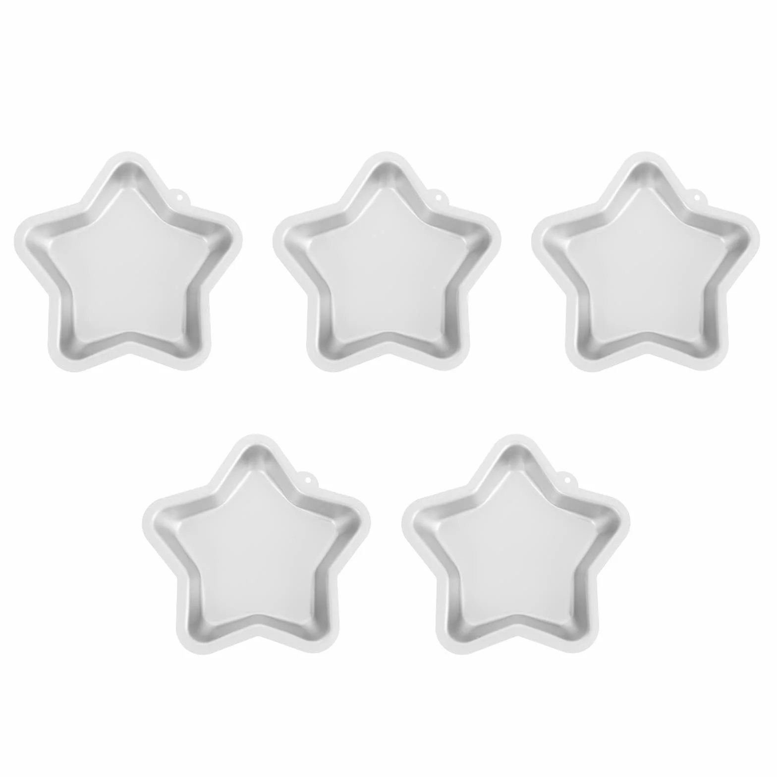 Housoutil Forma Do Pieczenia Ciasta W Kształcie Gwiazdy 5 Sztuk Pięcioramiennych Aluminiowych Narzędzi Do Pieczenia Ciasta Z Powłoką Zapobiegającą Przywieraniu Aluminiowe Formy Do Pieczenia