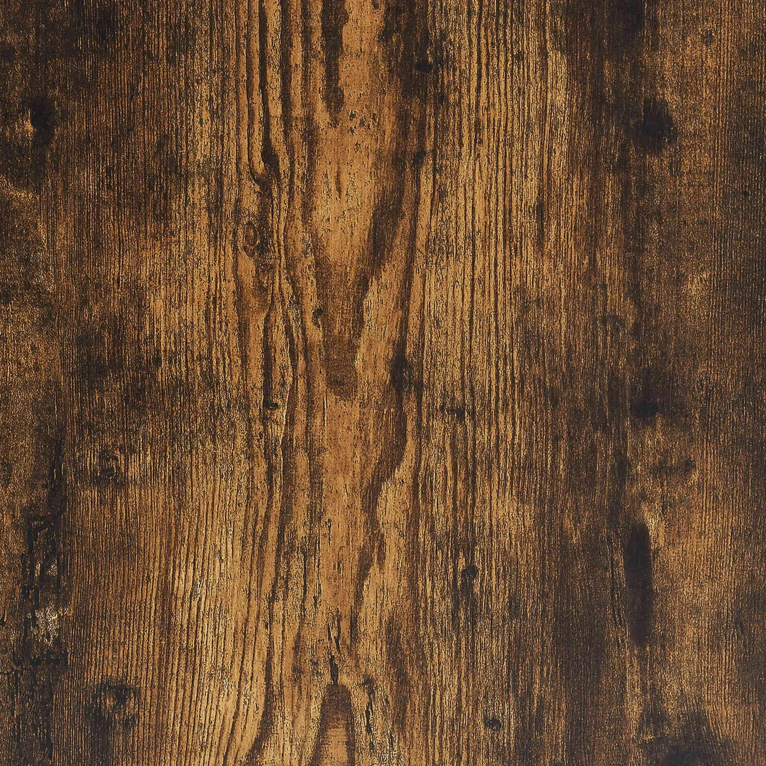 Nowoczesny stojak na czasopisma ścienny z drewna inżynieryjnego wędzonego dębu, 60 x 12 x 70 cm, regał na czasopisma z regulowanymi półkami do salonu lub biura, stylowy organizer ścienny i zysk