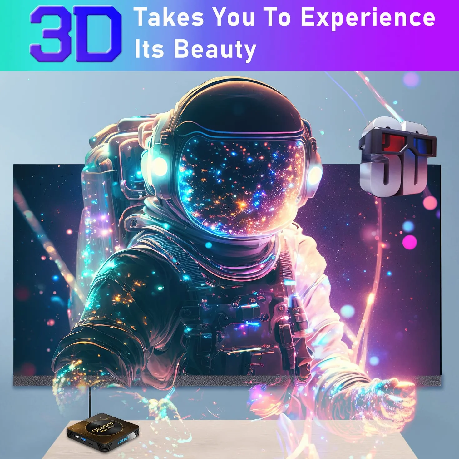 2024 Android 13.0 TV Box RK3528 4GB RAM 64GB ROM Quad-Core Cortex-A53 4K HD WiFi6 Dual-Band BT 5.0 Mini Bezprzewodowa Klawiatura 2GB+16GB