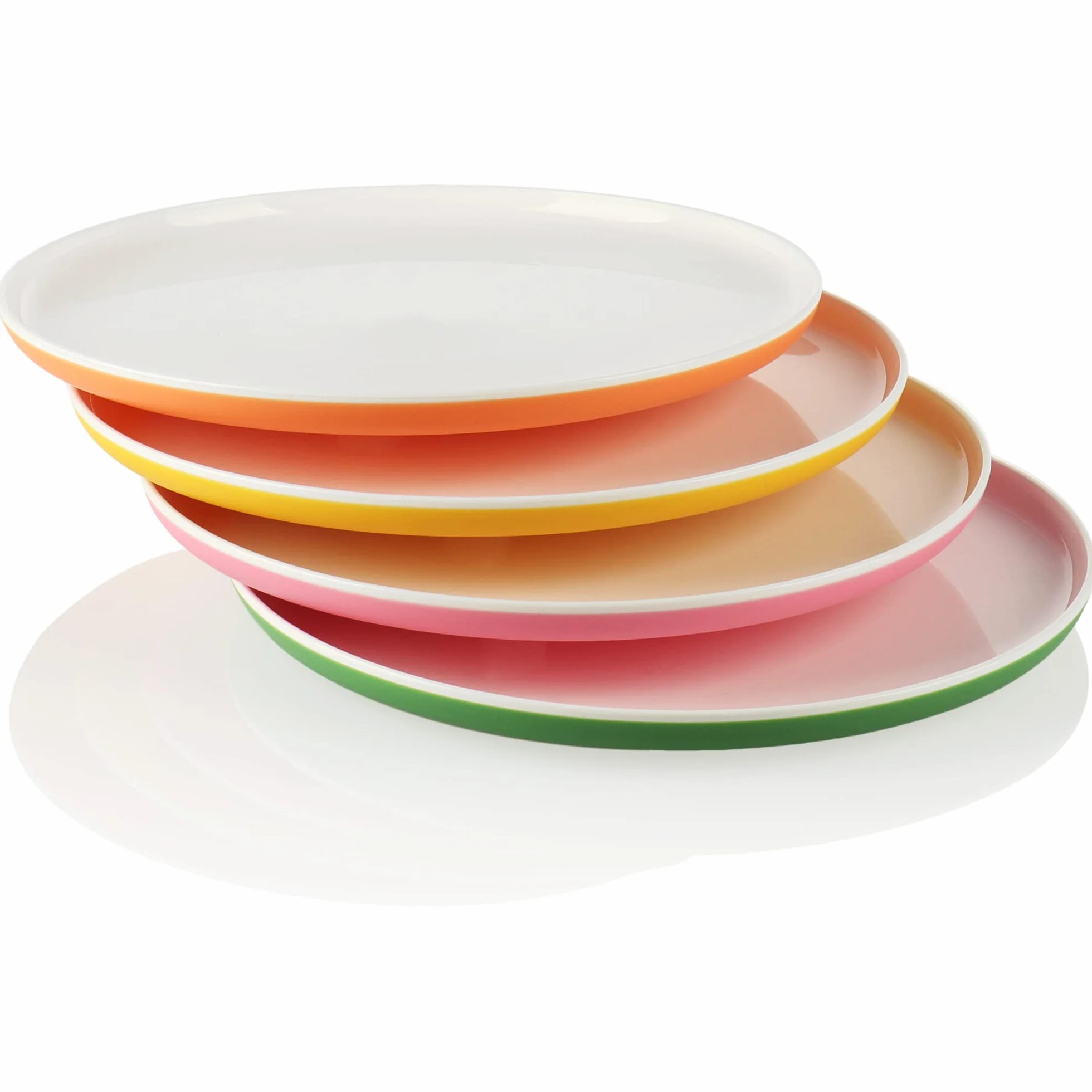 COM-FOUR® 4x plytki - plastikowe plytki w jasnych kolorach - wielofunkcyjne plytki wielokrotnego uzytku - niezniszczalne [wybór moze byc rózny] (4 sztuki - kolorowe)
