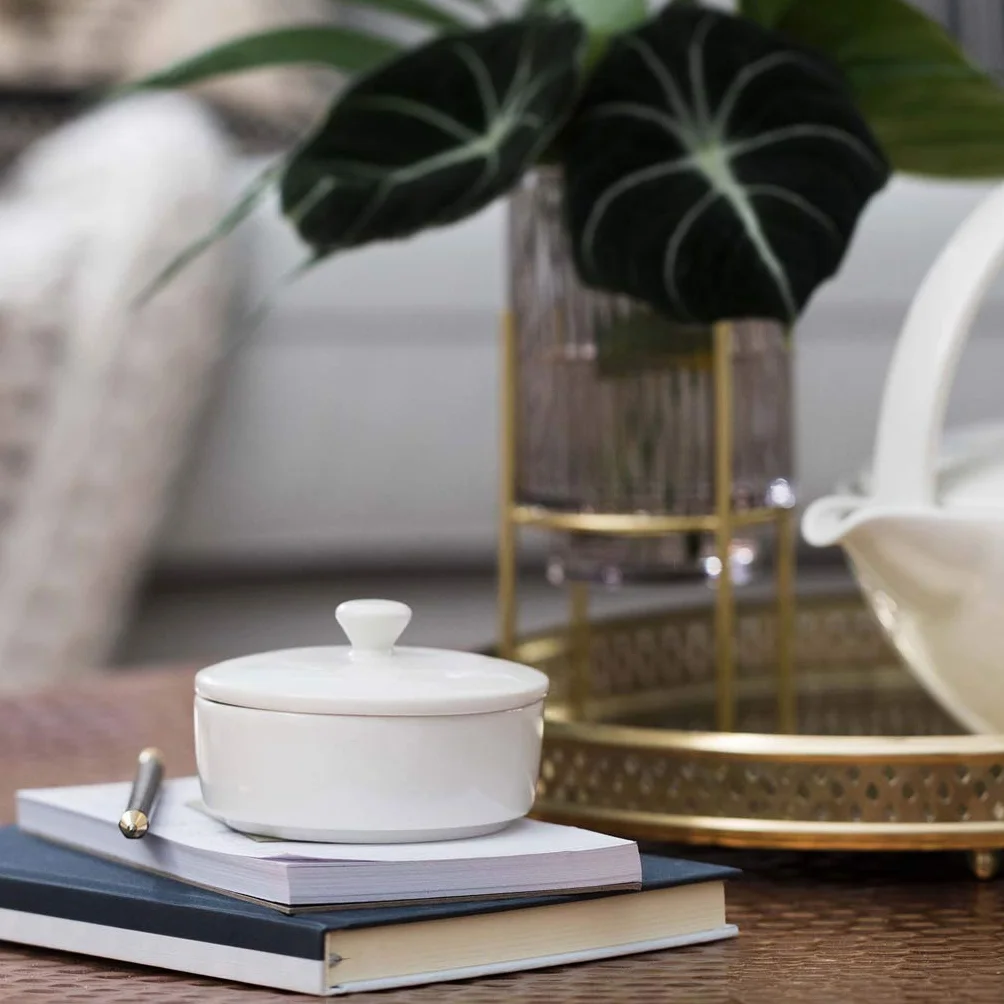 Villeroy & Boch Tea Passion cukiernica & dzbanek na mleko, porcelana premium, biała, cukiernica kazanka na mleko
