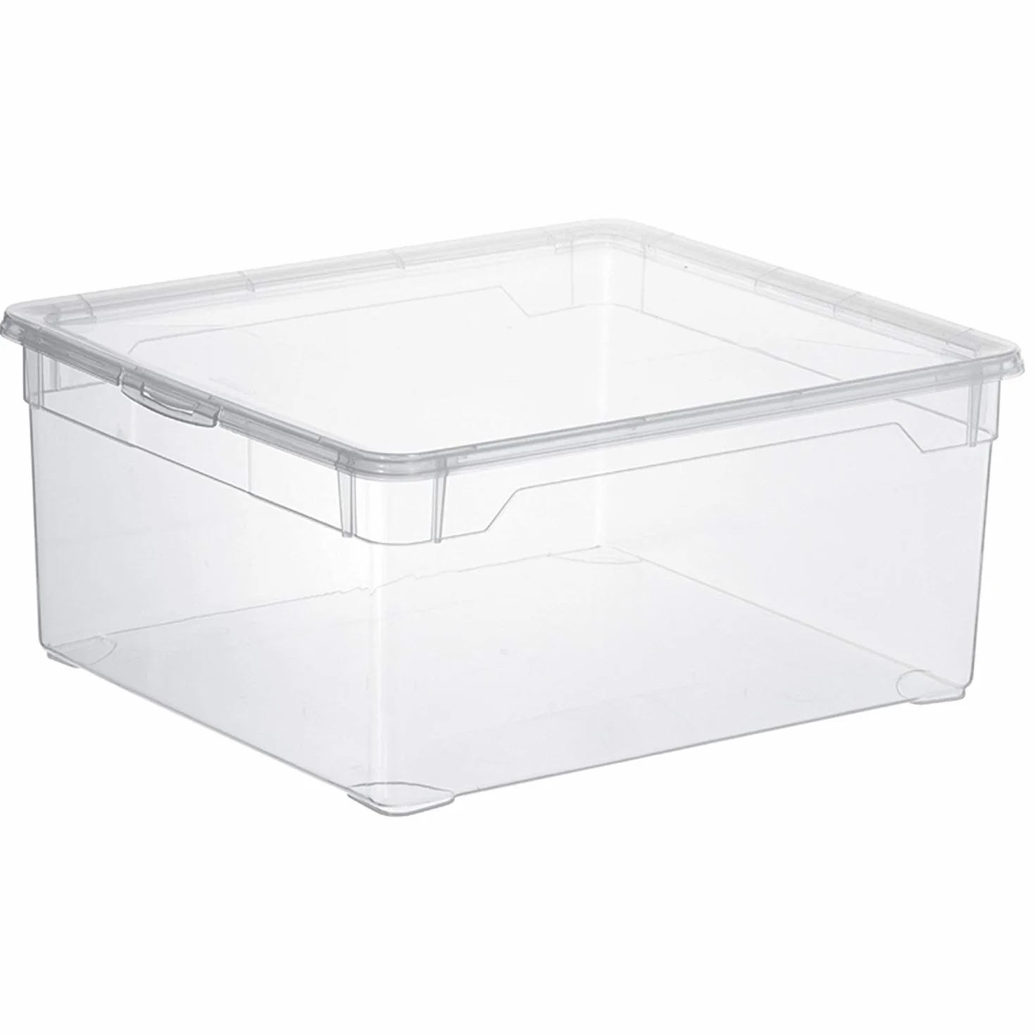 Rotho Clear Zestaw Pojemników Do Przechowywania Plastik Bezbarwny 4 x 5 l