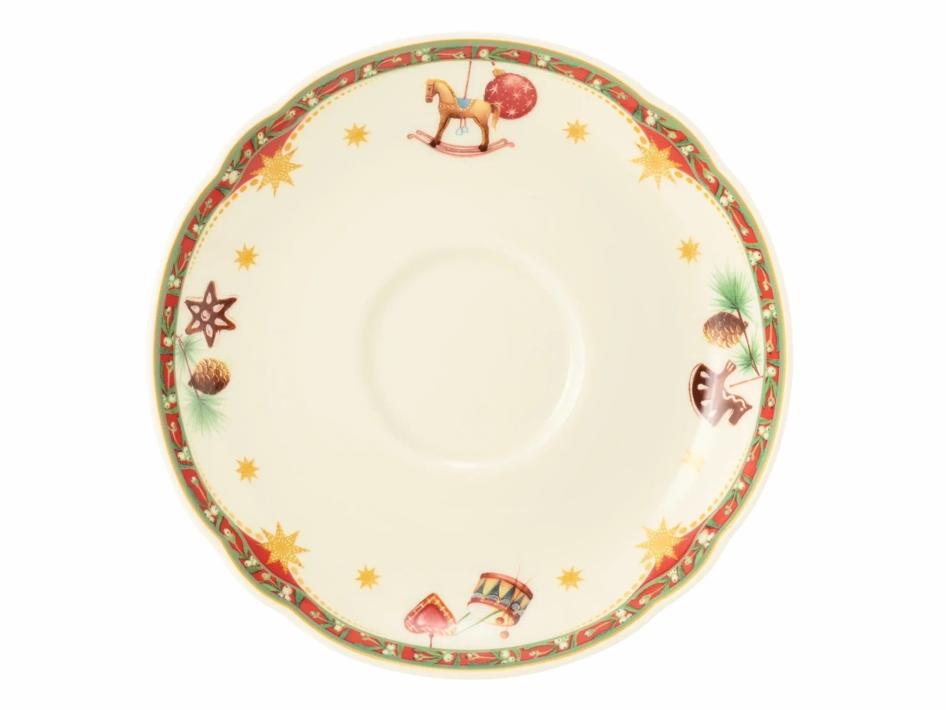 Seltmann Weiden Marieluise Serwis do Kawy, Porcelana, Czerwony, 18 El.