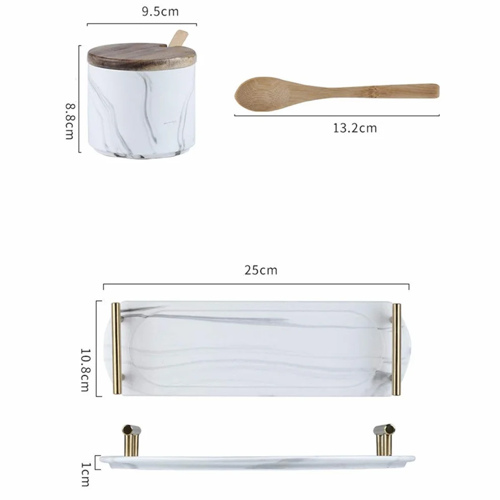 Słoiki Na Przyprawy Okrągły Słoik Na Przyprawy Prosty Ceramiczny Pojemnik Na Przyprawy Dozownik Pojemnik Na Sól Pojemnik Na Przyprawy,White-One Size