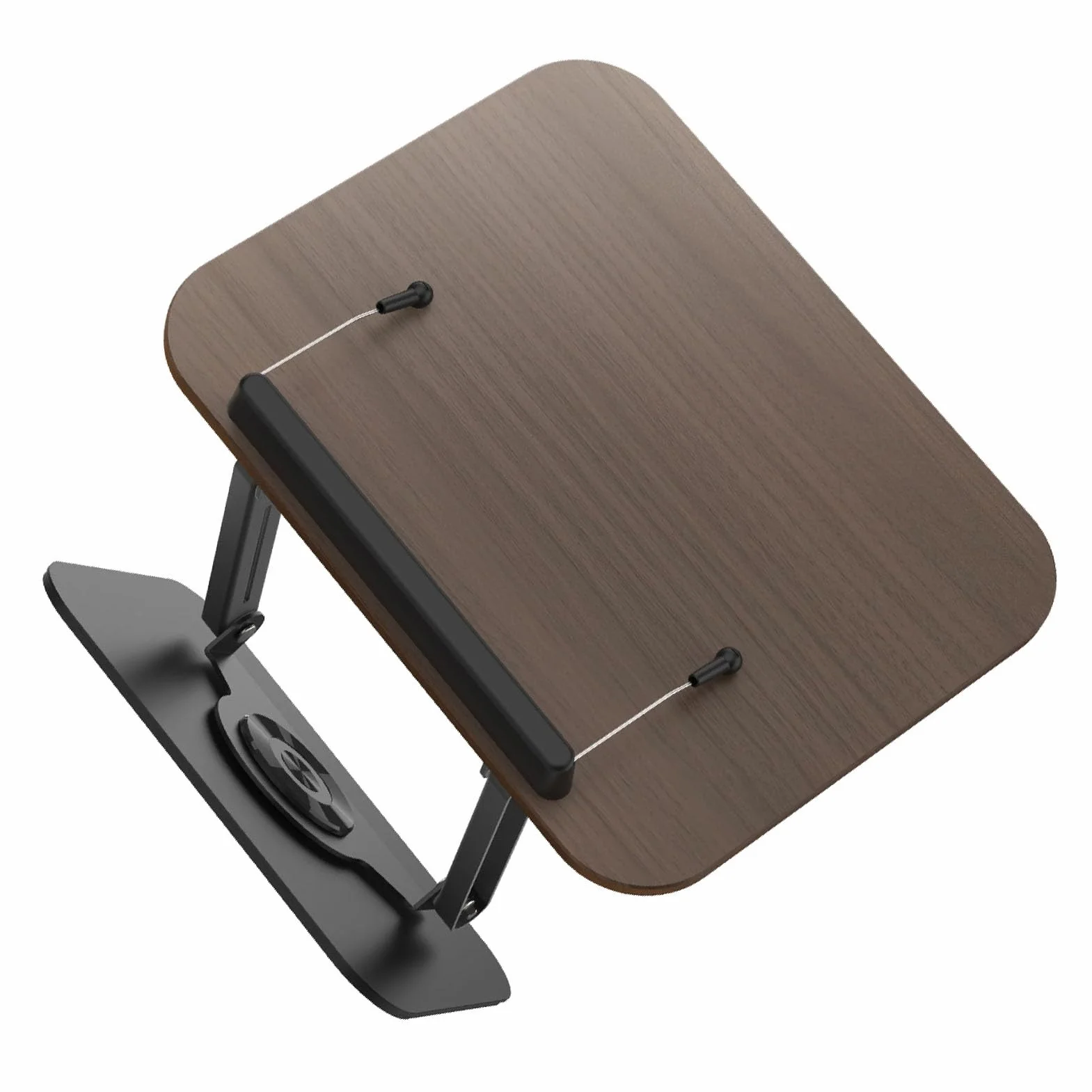 Generic Regulowany Stojak na Książki Materiał Premium Uchwyt na Przepisy Biurko w Kuchni Laptop do Czytania w Domu Biurowym 11,81 X 9,25 X 2,60 Cala (BLACK)