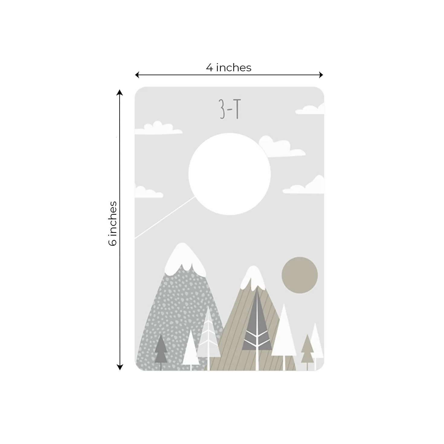Canopy Street Płeć neutralna szafa podziałki odzieży / modny górski organizer do szafy dla chłopca lub dziewczynki noworodka do 10 cm x 15 cm Adventure przedszkole