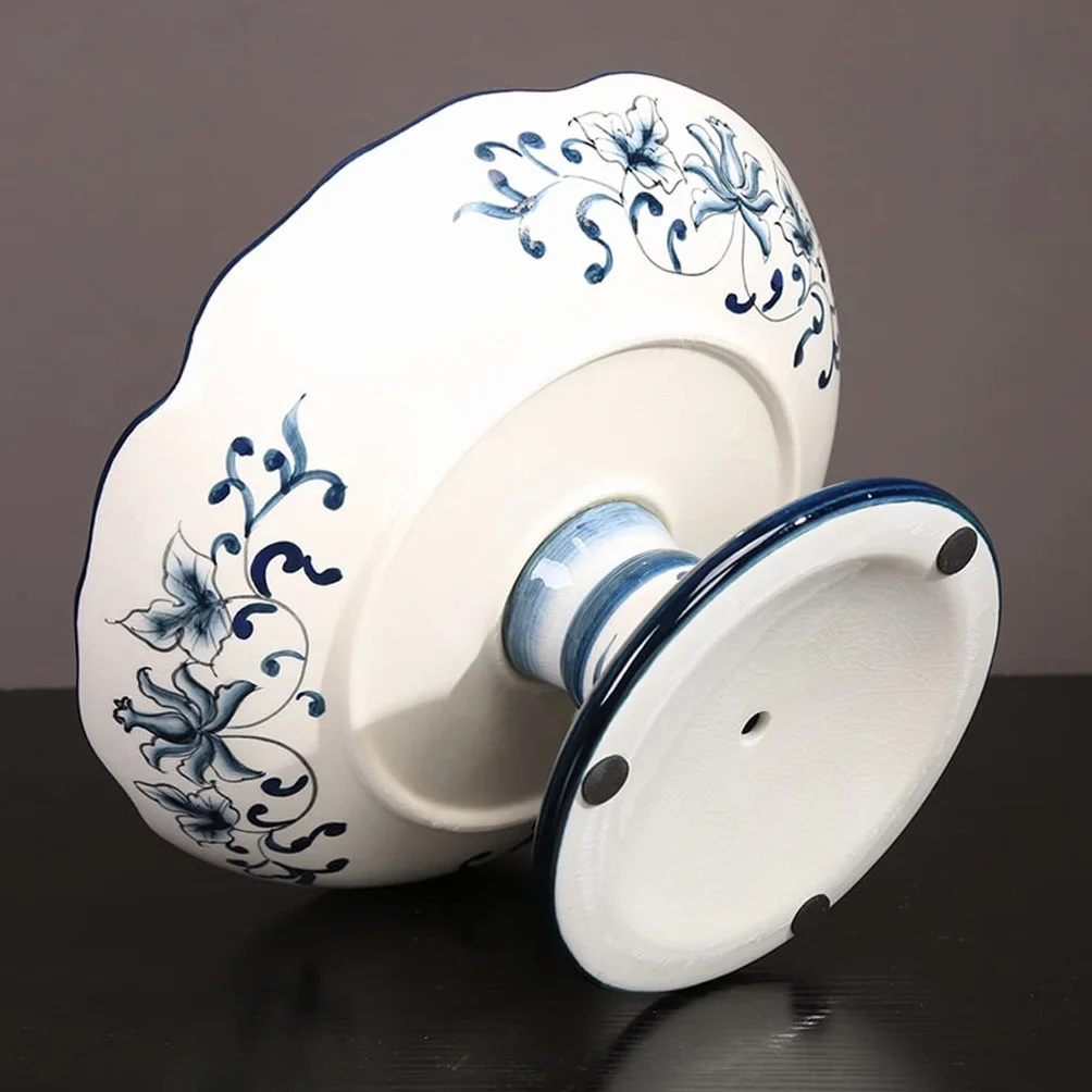 Kosze do przechowywania owoców, miski na owoce, 11,4" Miski na owoce, taca na owoce i półmiski, talerze do serwowania owoców, porcelanowe naczynia do serwowania na przyję