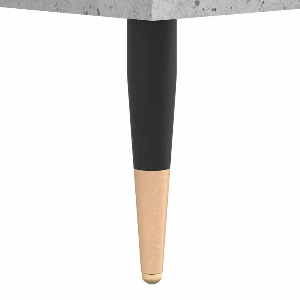 vidaXL Szafka na płyty, szarość betonu, 100x38x48 cm, szafka na winyle, szafka RTV, szafka pod TV, szafka na płyty winylowe, szafka multimedialna