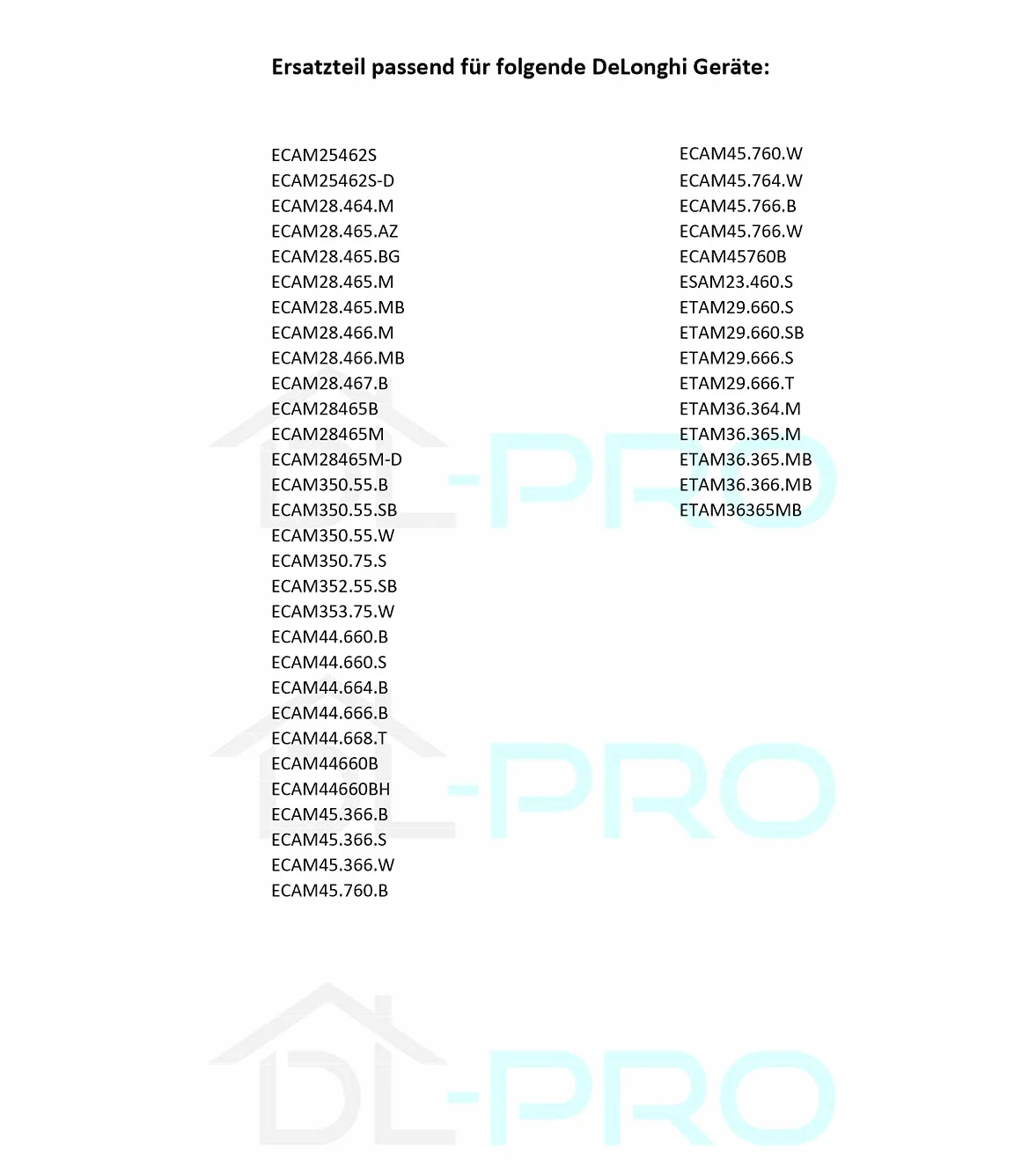DL-pro 3 x rura ssąca do mleka 15,6 cm do DeLonghi ECAM ETAM ESAM 5313232961, wąż do mleka do LatteCrema Milk System, ekspres do kawy + szczotka do czyszczenia