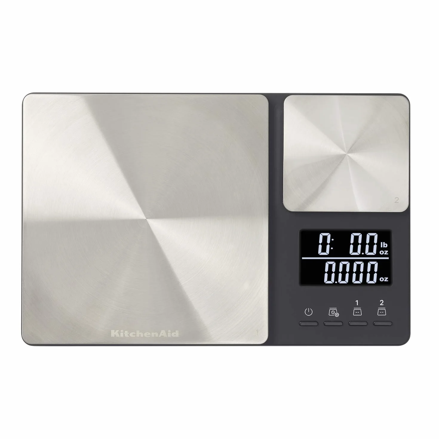 KitchenAid, Dwuplatformowa Waga Kuchenna, do 5000 g / 5000 ml, 3,18 × 21,34 × 30,23 cm