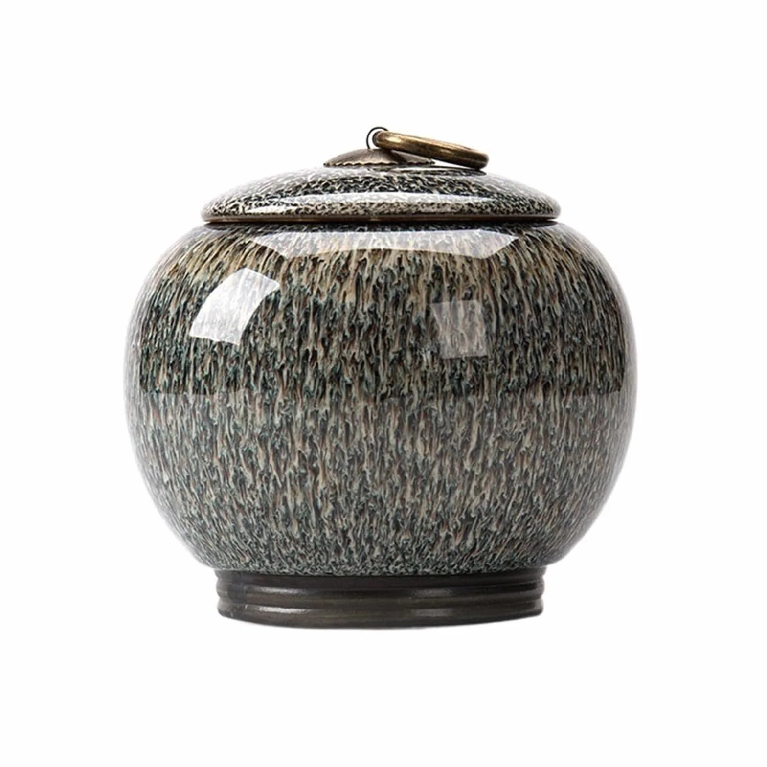 Puszki na herbatę Wymiana pieca Pojemnik na herbatę Ceramiczny średni pojemnik do przechowywania Uszczelniona zielona czarna herbata Luźny pojemnik na herbatę liściastą Zestaw świeżej herbaty Pojemnik