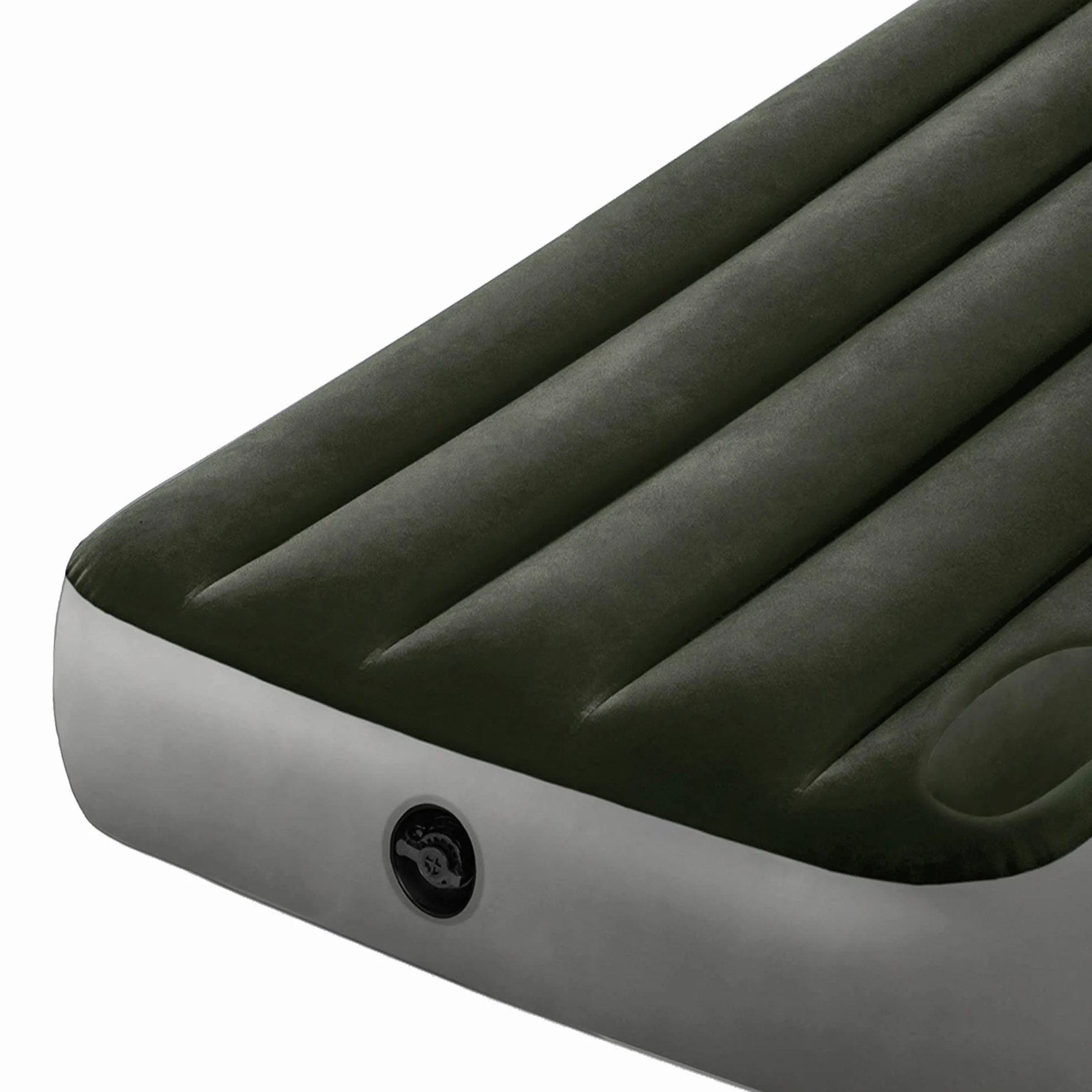 Intex Jr. Twin Dura-Beam Downy Materac Dmuchany 191 x 76 x 25 cm Szary Czarny
