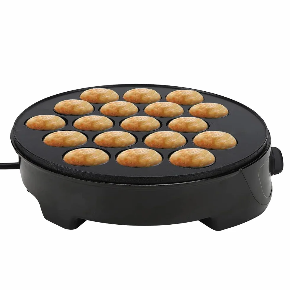 Takoyaki Maker, Domowa Maszyna Takoyaki Patelnie do Ciasta na Takoyaki Octopus Balls, Mini Pancakes Maker Elektryczna Blacha do Pieczenia Maszyna śniadaniowa Elektryczny Grill