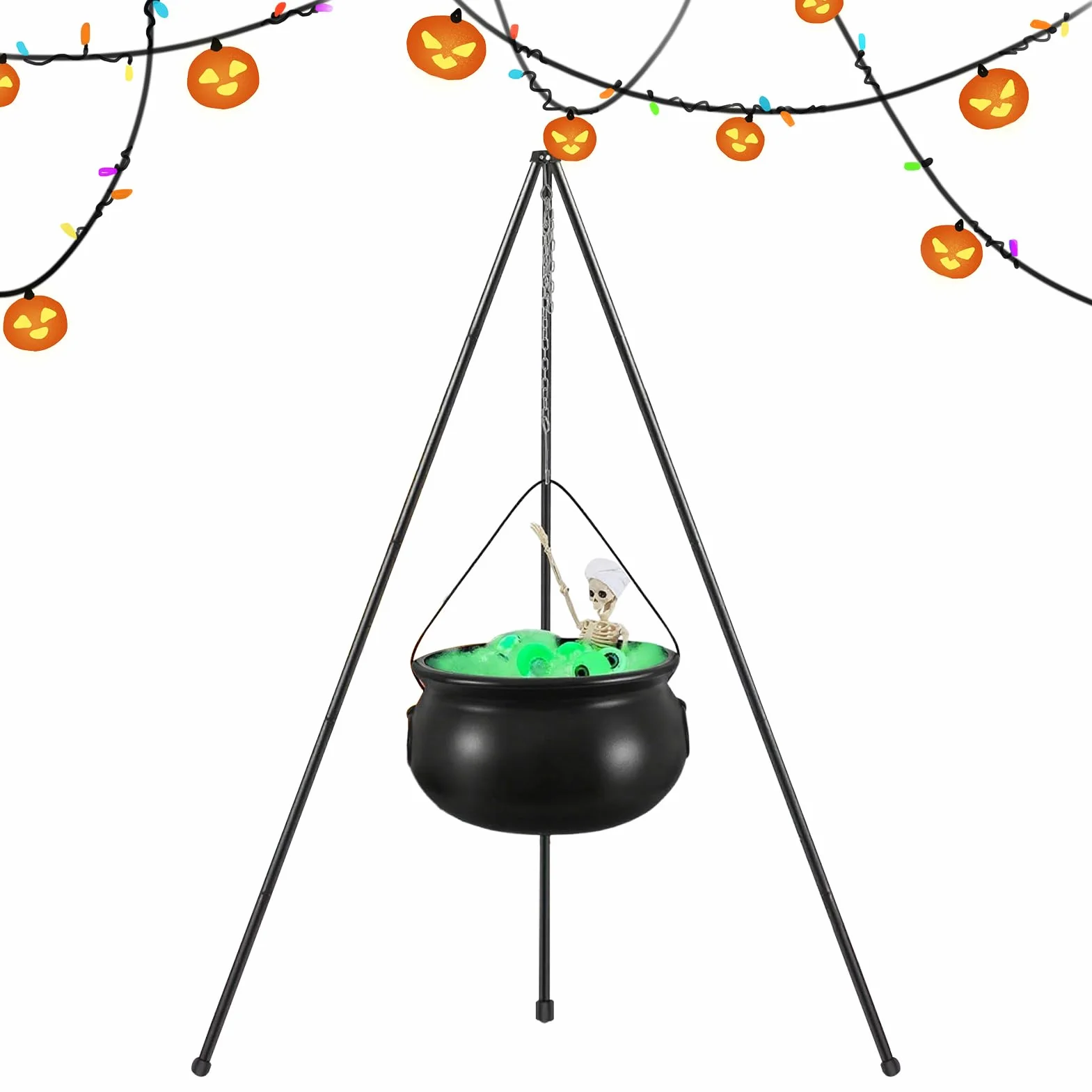 Wiedzmin Kocio? Du?y Zewn?trz | Halloweenowy Kocio? Wied?my do Dekoracji Ogrodu | Dekoracje ?wi?teczne Do Strasznego Domu Zewn?trz Do Wn?trz Ganku Trawnik Wej?cie ?cie?ka Impreza