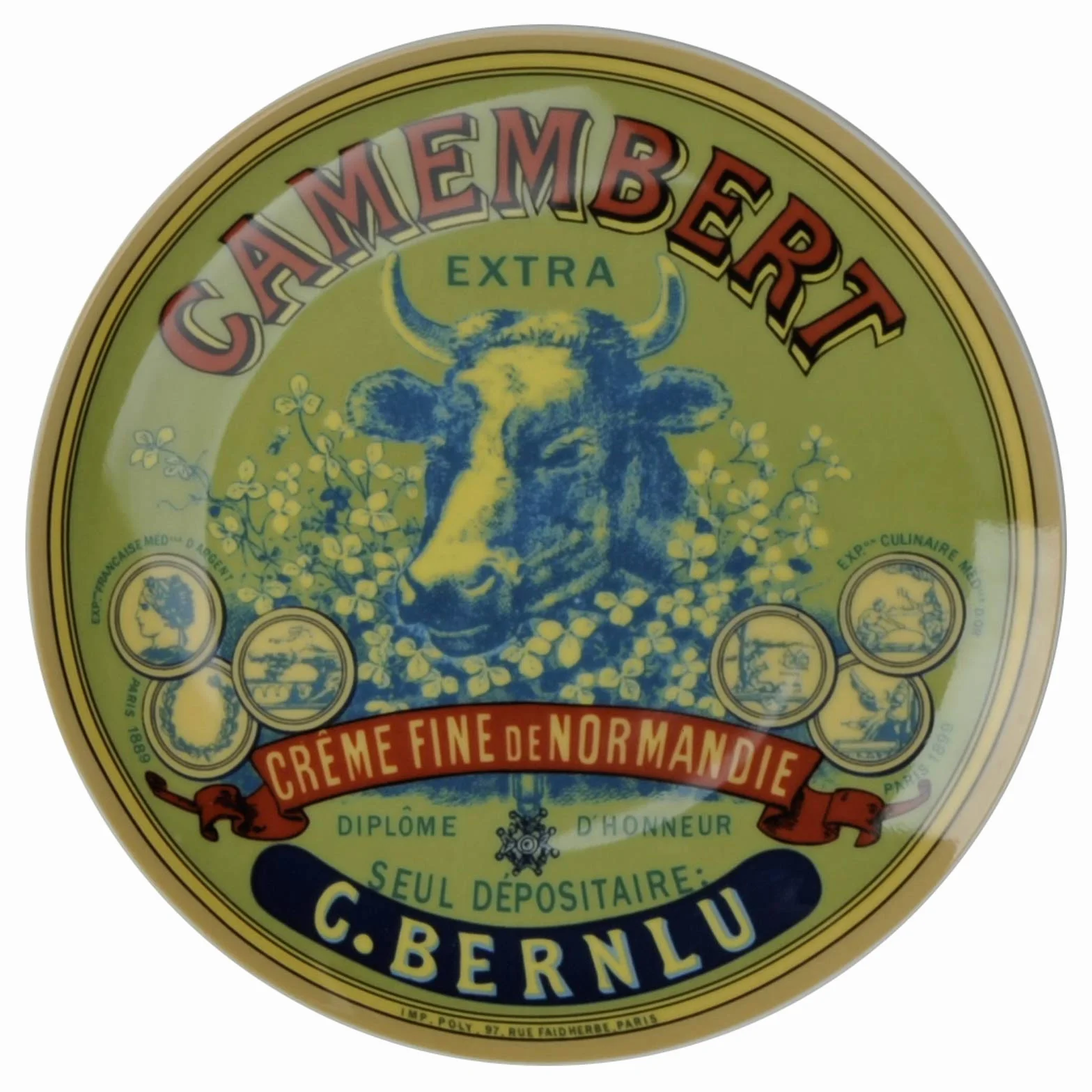 Bia Zestaw talerzy DRH Camembert, zestaw 4 szt