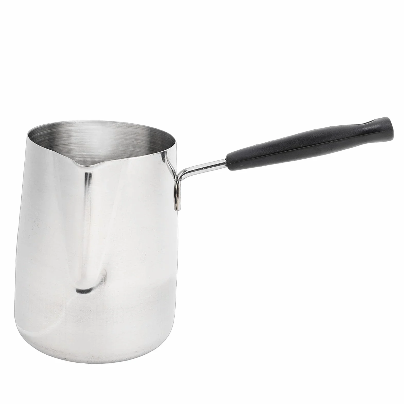 Garnek Chai, Podgrzewacz do Mleka ze Stali Nierdzewnej 304 do Topienia Masła i Czekolady, Idealny Przygotowywania Kawy Po Turecku i Sosu z Owoców Morza (350ML)