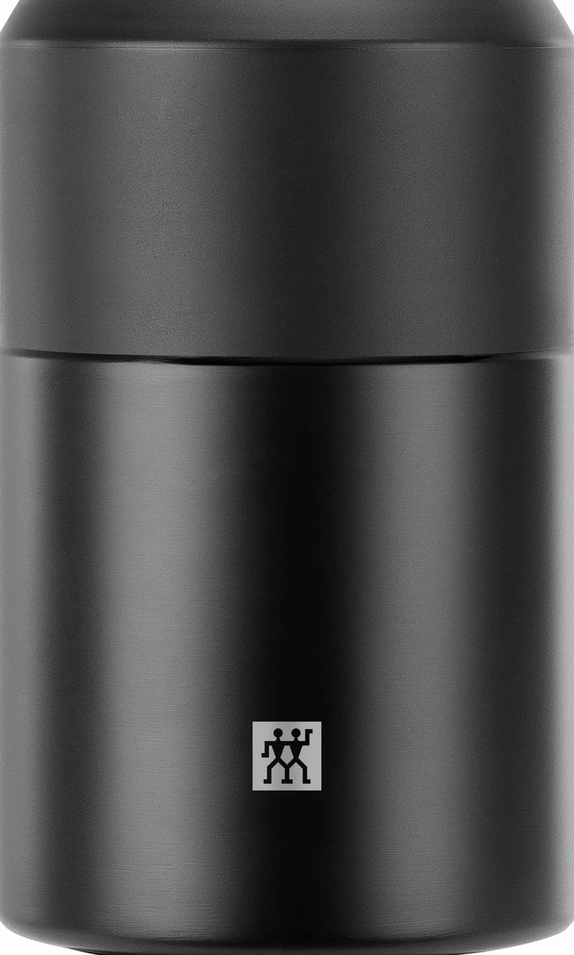 Zwilling Thermo Speisebehälter, Integrierte Schüssel, Doppelwandisolierung, Inklusive Löffel, 700 ml, Höhe: 17 cm, Schwarz