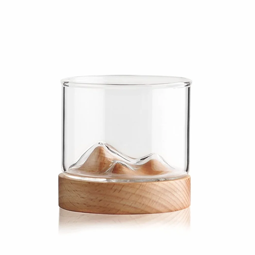 Szklanki Whisky Glass 4 Oz (około 120 ml) Bardzo odpowiedni do restauracji, barów, imprez i okularów wódki Przezroczysty Picie Szkło Szkło-Whisky Szklanki do wody Szklanka barowa (Color : B)