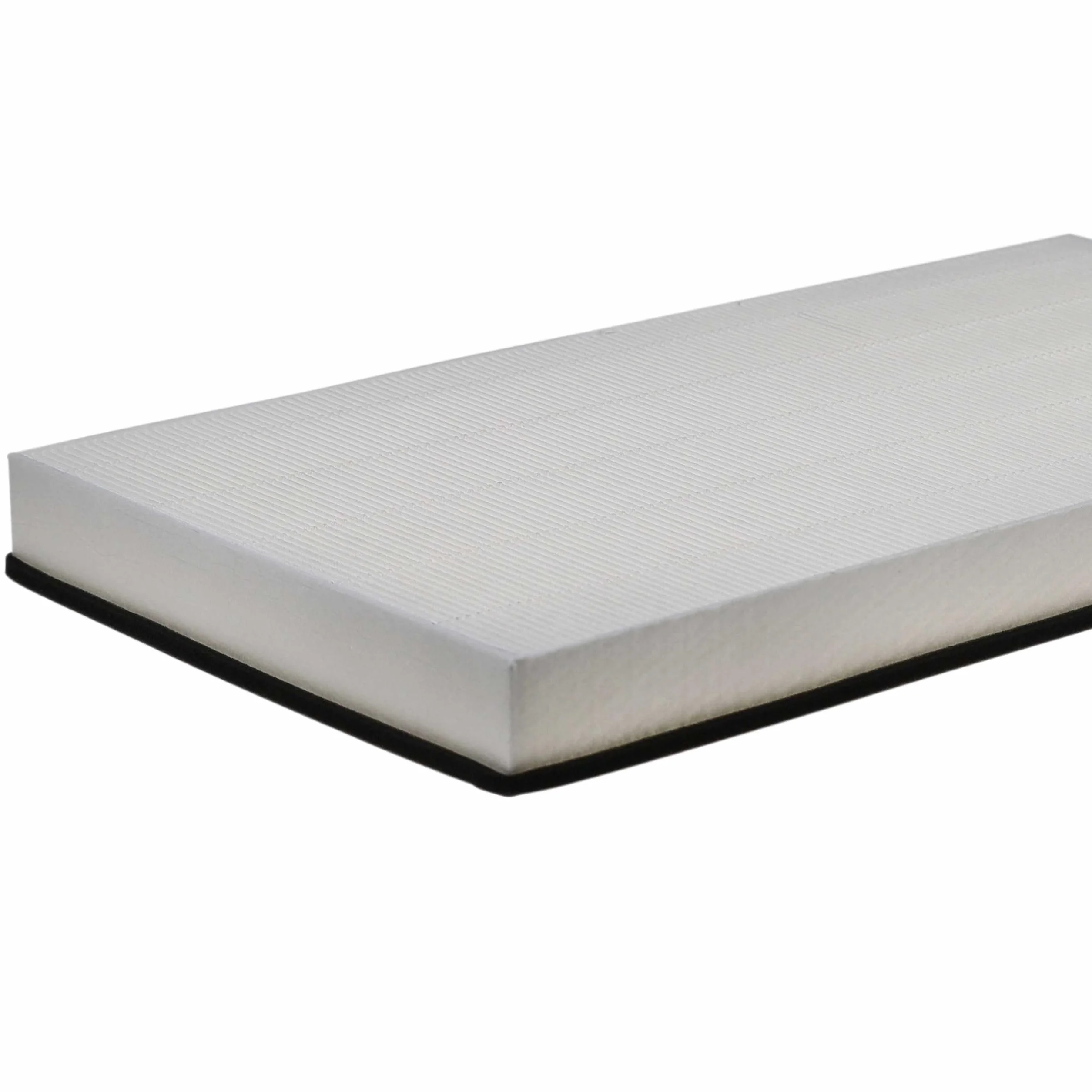 vhbw 4 x filtr pyłkowy zamiennik do Vallox 978142 do urządzenia wentylacyjnego - filtr powietrza F7, 45,3 x 22,5 x 5,2 cm, czarno-biały