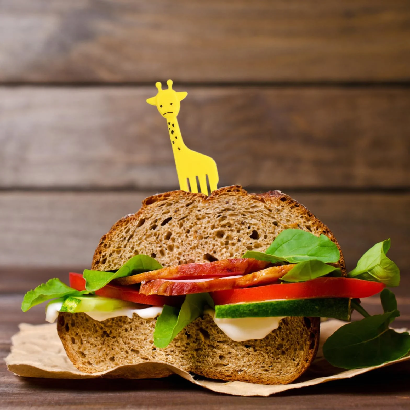 60 sztuk widelców do owoców, mini widelczyki do owoców, z kreskówki, plastikowe akcesoria do pudełek na lunch dla dzieci, wielokrotnego użytku, wykałaczki na owoce, do deserów, owoców,