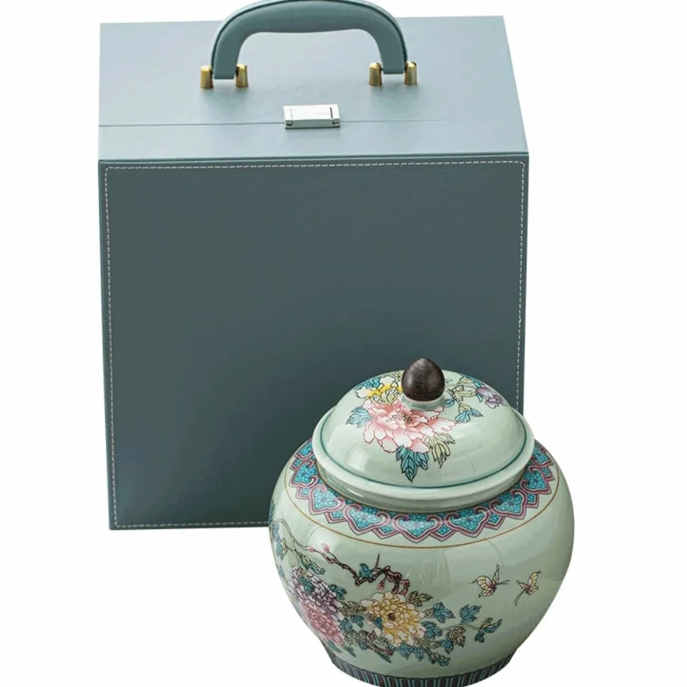 LAPADULA Pojemnik na herbatę ceramiczny luzem słoik do przechowywania herbaty dom kuchnia przyprawa słoik luzem herbata czarna herbata zielona pojemnik do przechowywania słoik słoik do przechowywania