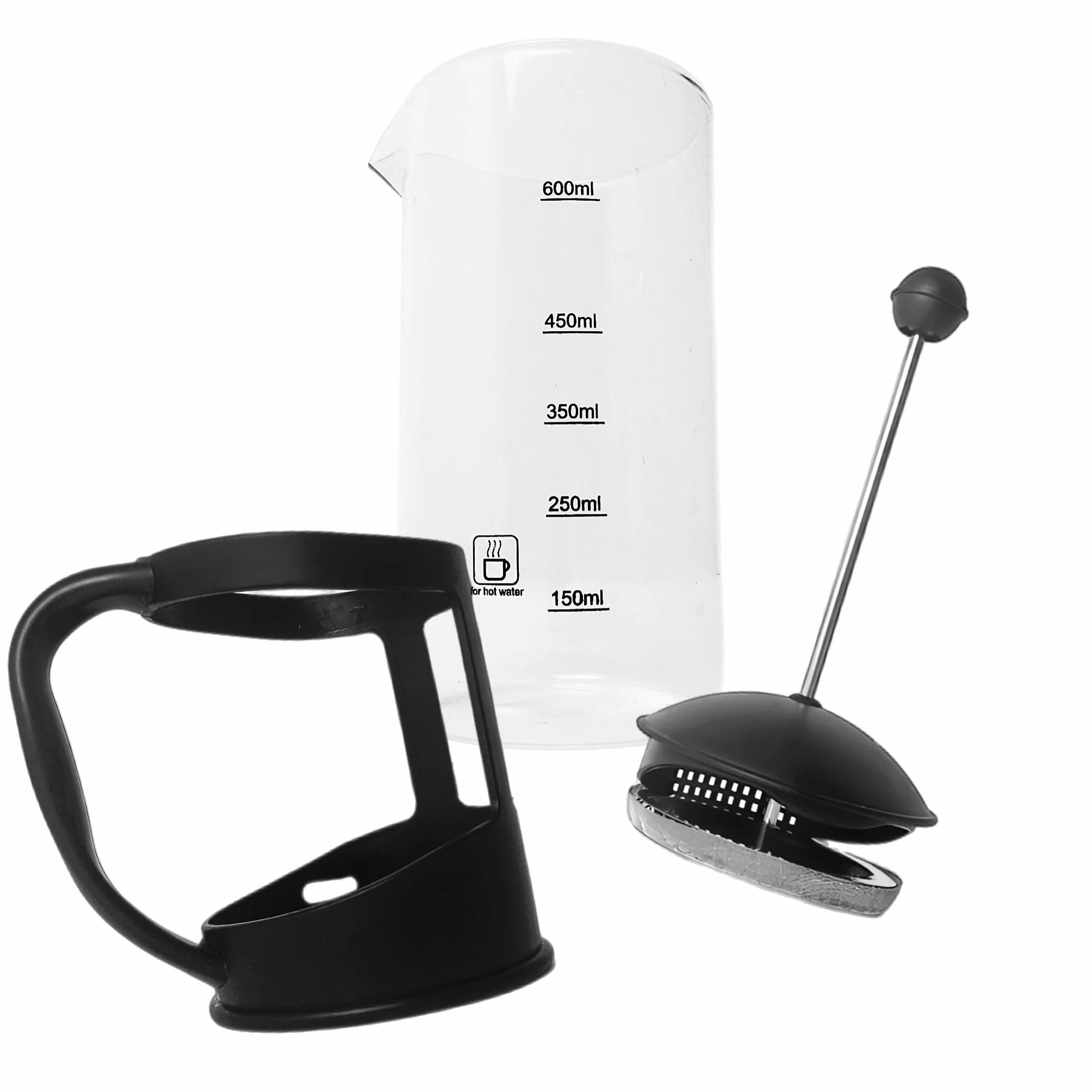 Nozzy French Press Ekspres do kawy, zaparzacz do kawy i herbaty (600ml)