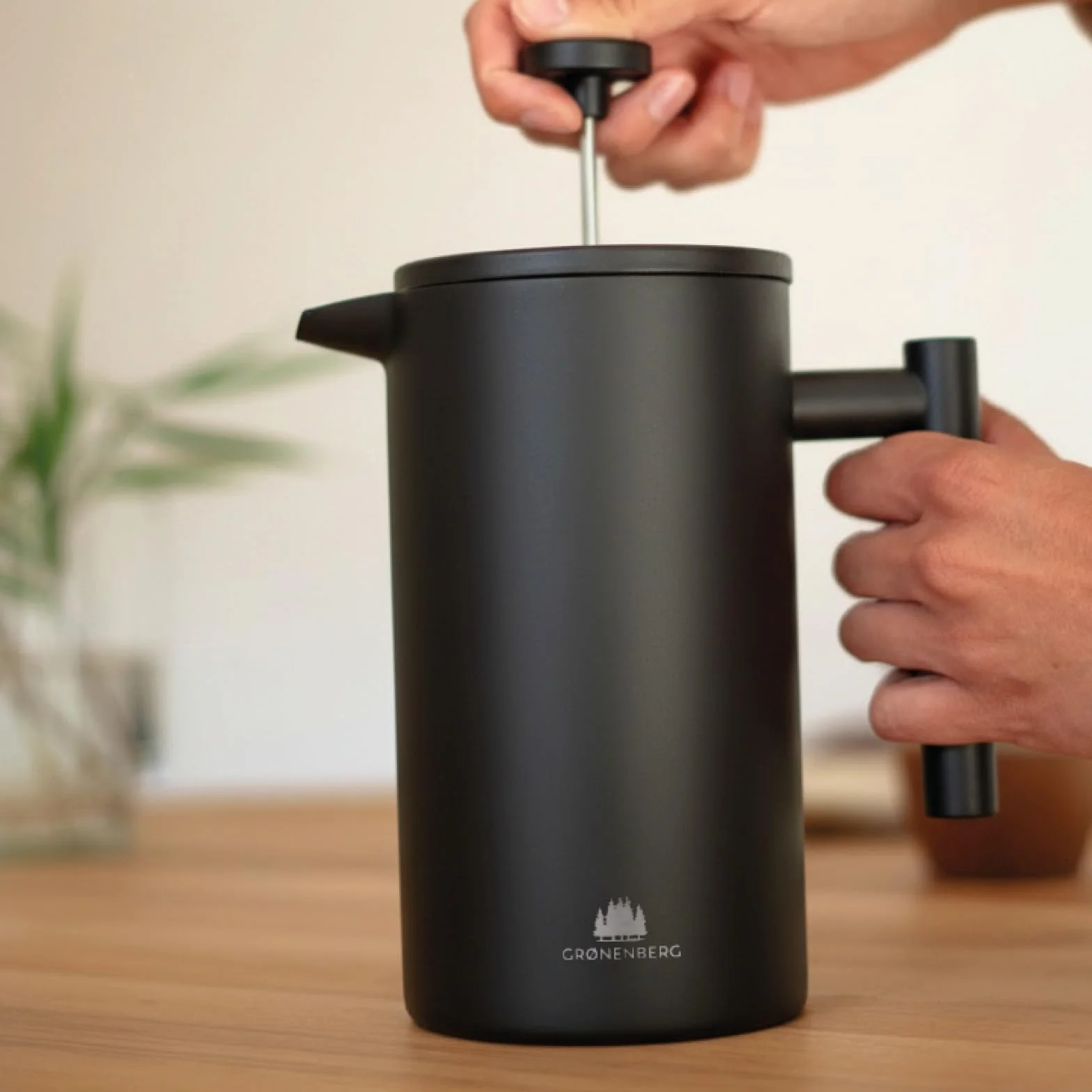 Groenenberg French Press 600 ml 1 litr zaparzacz do kawy ze stali nierdzewnej