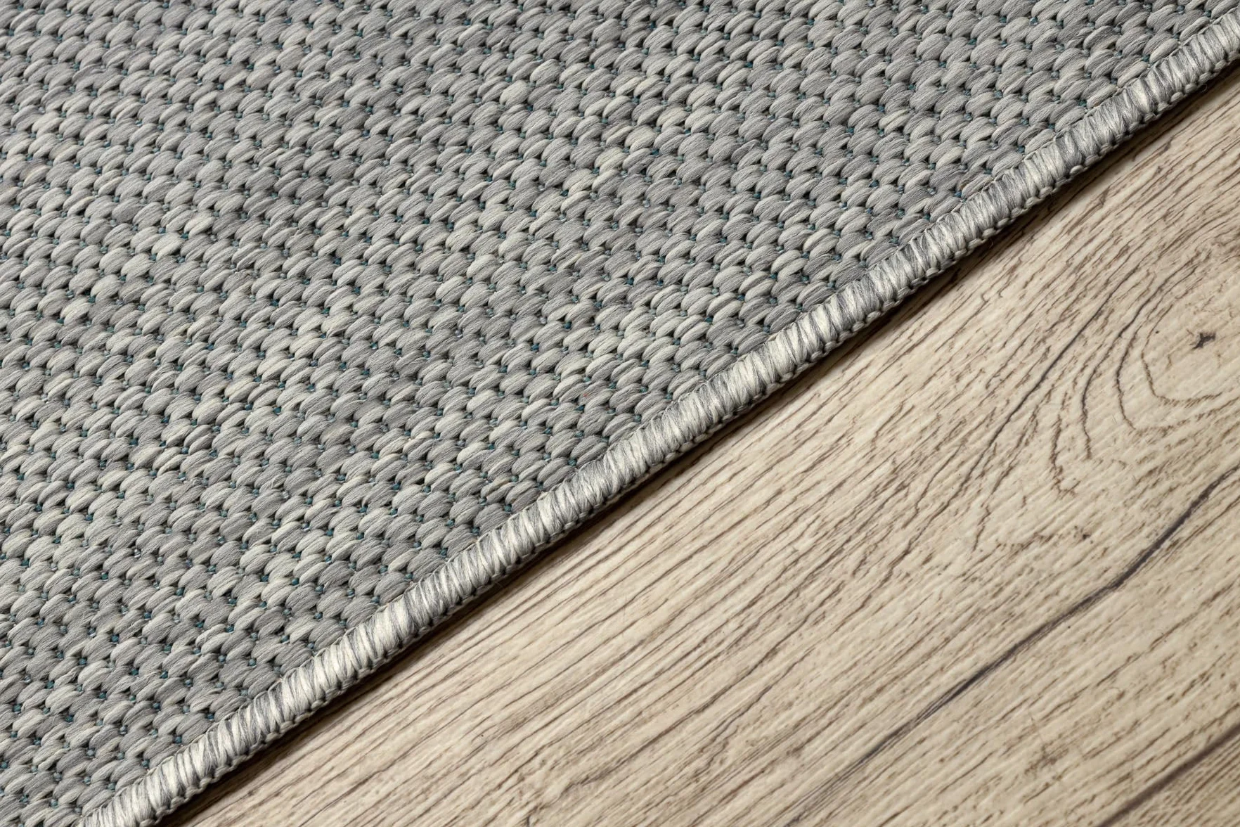 Bieżnik SISAL SION Melange płasko tkany, szary, 100 cm, 100 x 520 cm, szary