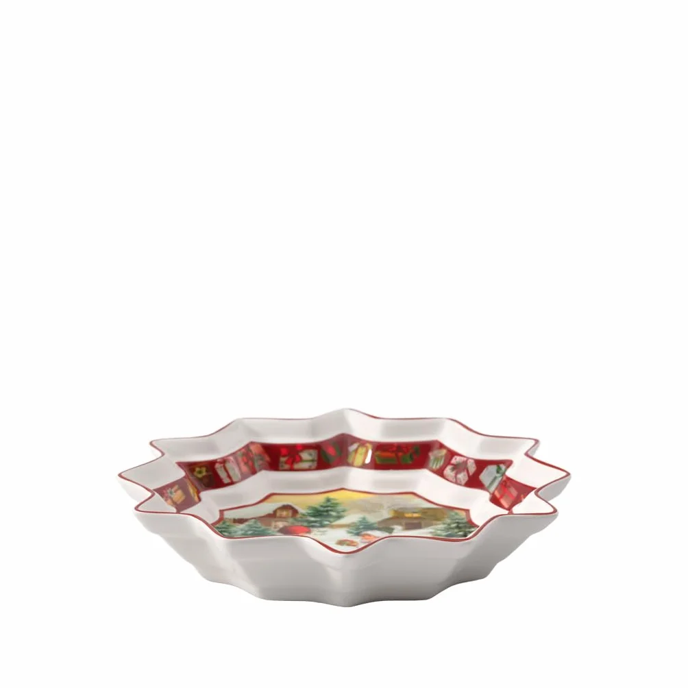 Villeroy & Boch – Toy's Fantasy Mała Porcelanowa Miska Na Boże Narodzenie, Ceramiczna Miska Do Serwowania, Głęboki Talerz Świąteczny