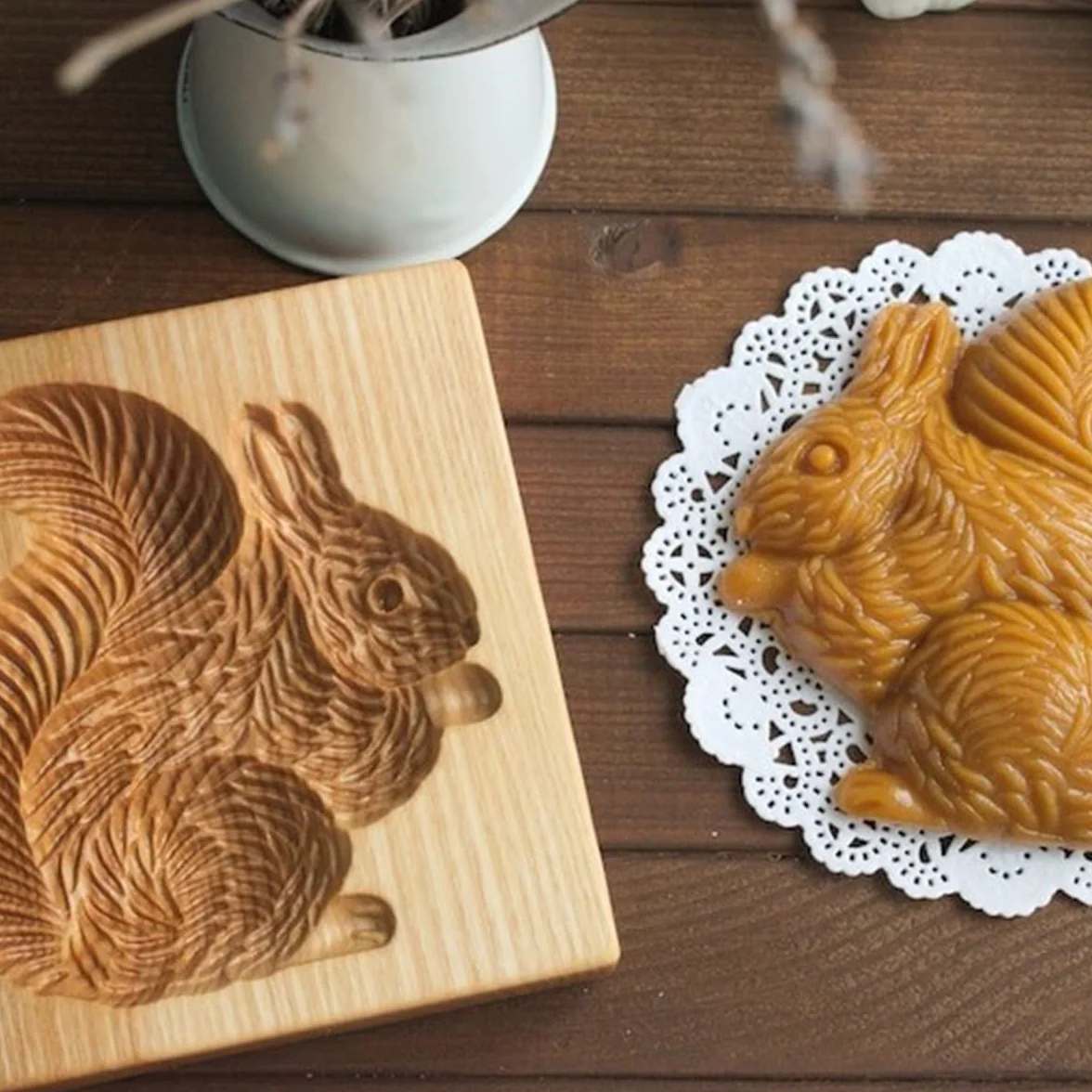 foremki do ciastek. Drewniane foremki do ciastek, herbatniki, 2 paczki drewniane foremki do ciastek do pieczenia kuchenne foremki do ciastek zestaw 3D rzeźbione pierniki pieczątki DIY kształty