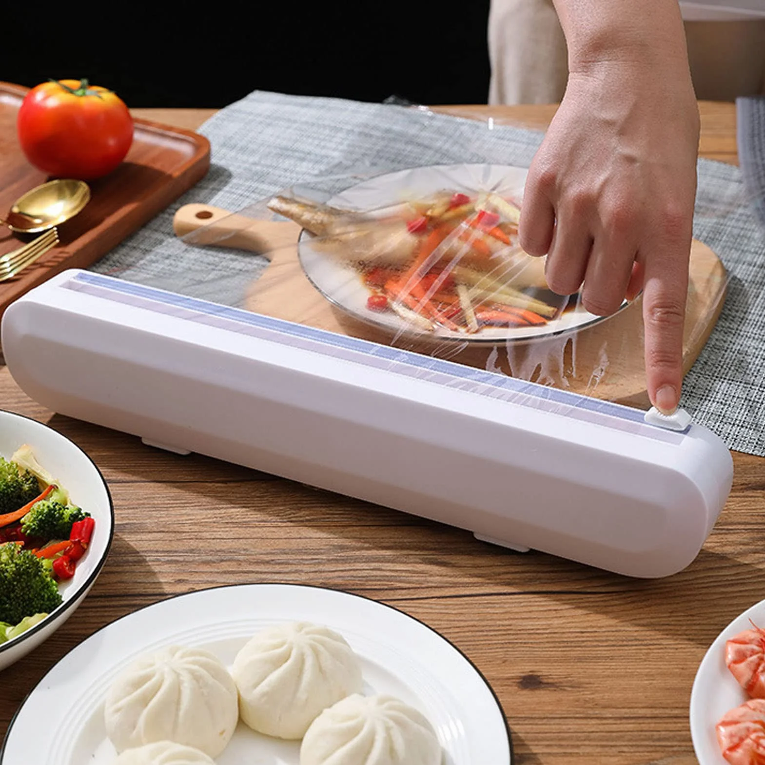 Dozownik Folii Spożywczej z Szybkozłączką Wielofunkcyjny do Pieczenia i Folii Aluminiowej