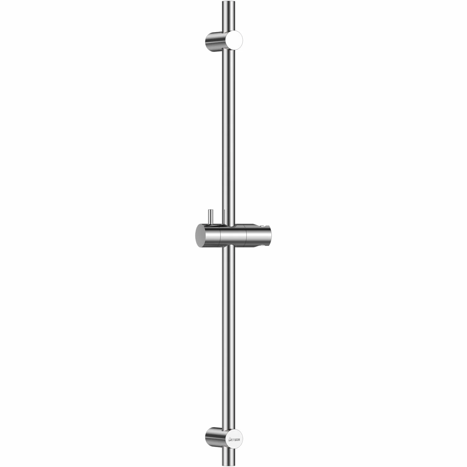 Bar prysznicowy 90 cm ze stali nierdzewnej, drążek prysznicowy z uchwytem na głowę prysznic obrotowy o 360° i regulowany, drążek prysznicowy, aby dostosować się do istniejących otworów