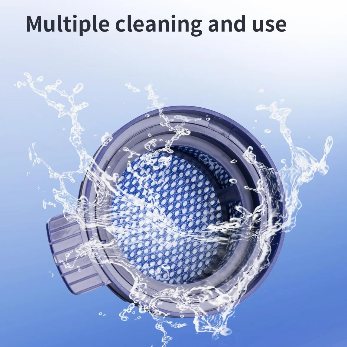 YanBan 4 sztuki zamiennych filtrów HEPA, kompatybilne z odkurzaczami Samsung Bespoke Jet VS20A958FWN, VS20A95923B/AA - części zamienne do odkurzaczy sztyftowych